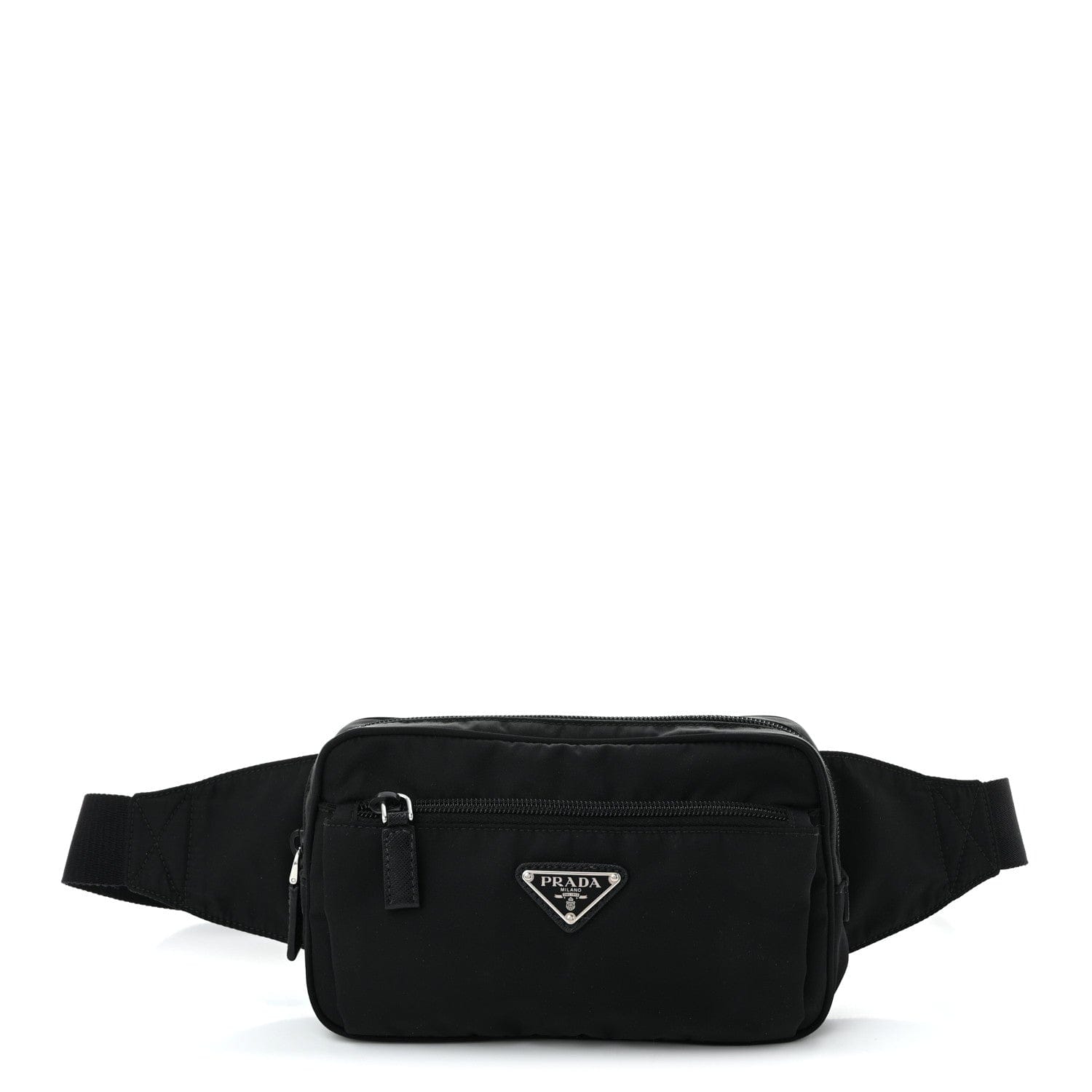 Prada Re - Nylon Saffiano Belt Bag Black