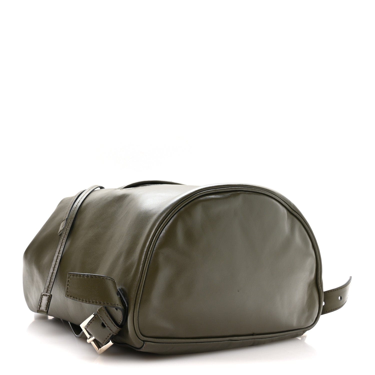 Prada Soft Calf Cinch Backpack Militare