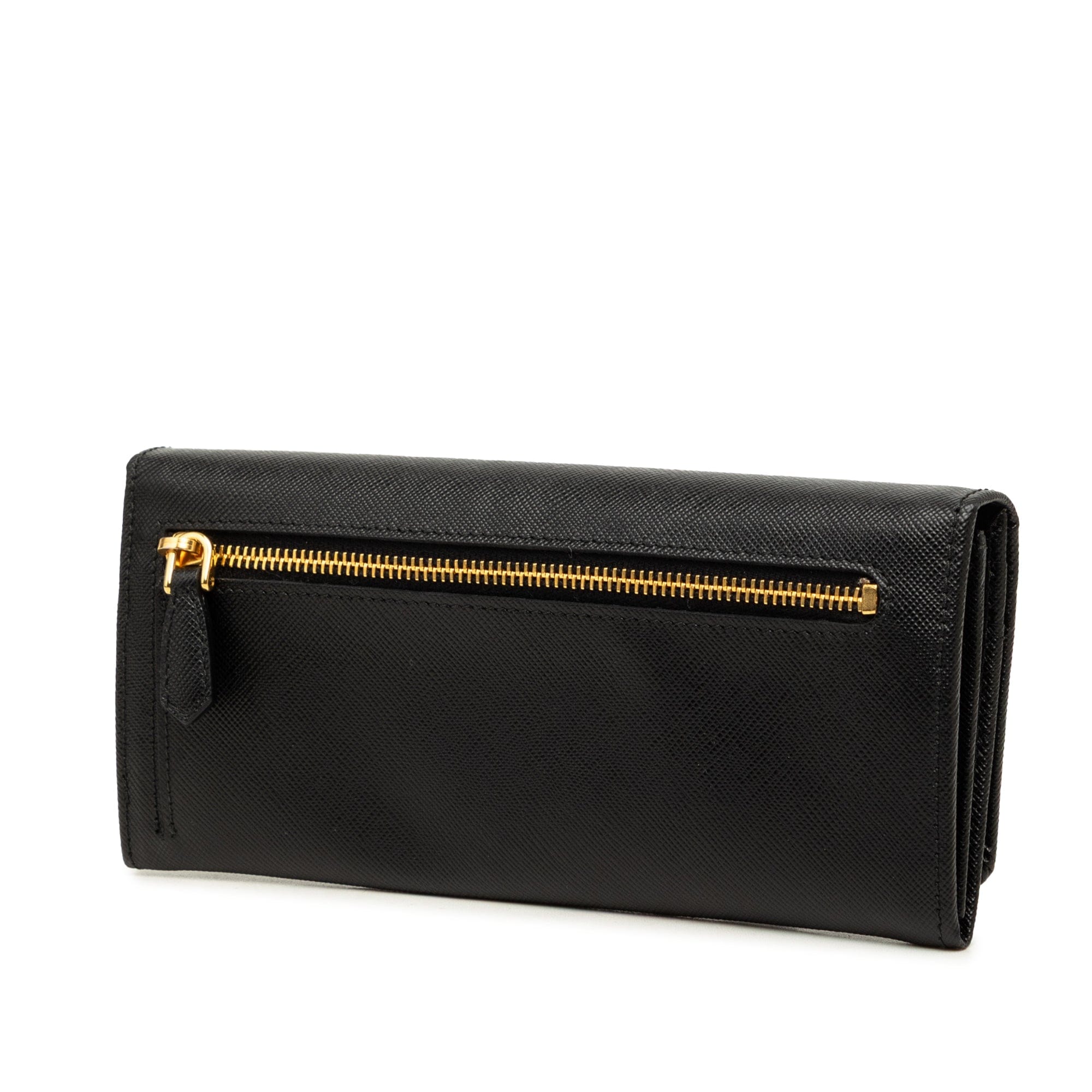 Prada Saffiano Lux Bow Continental Wallet