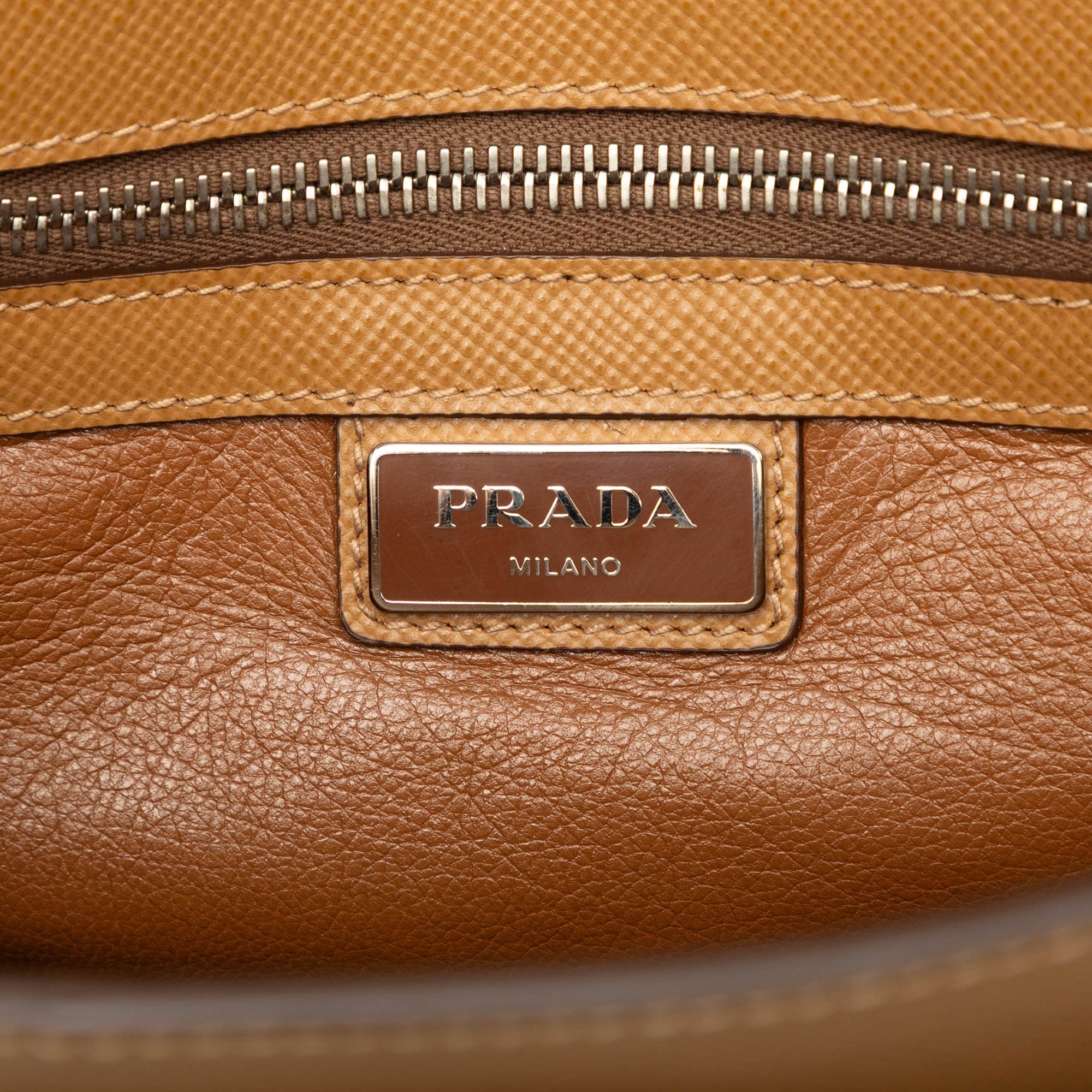 Prada Saffiano Buckle Messenger Bag