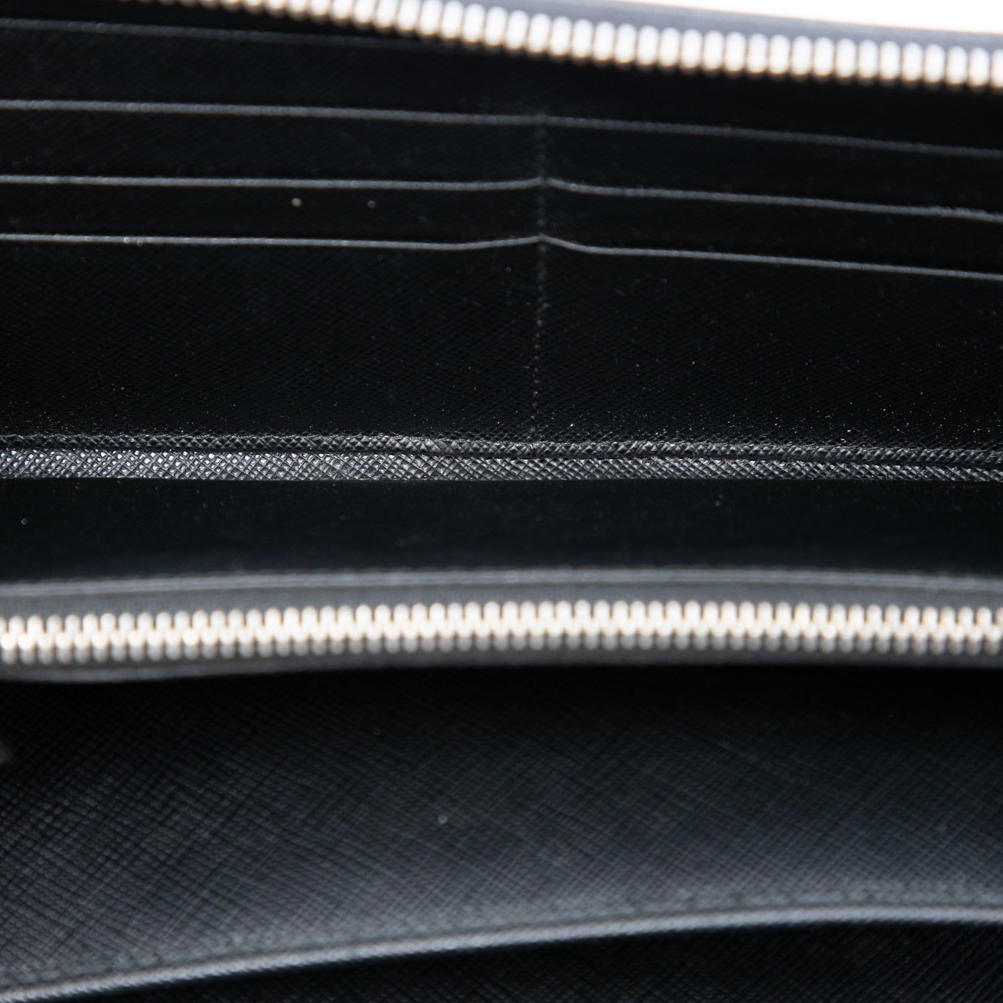 Prada Saffiano Wallet On Strap
