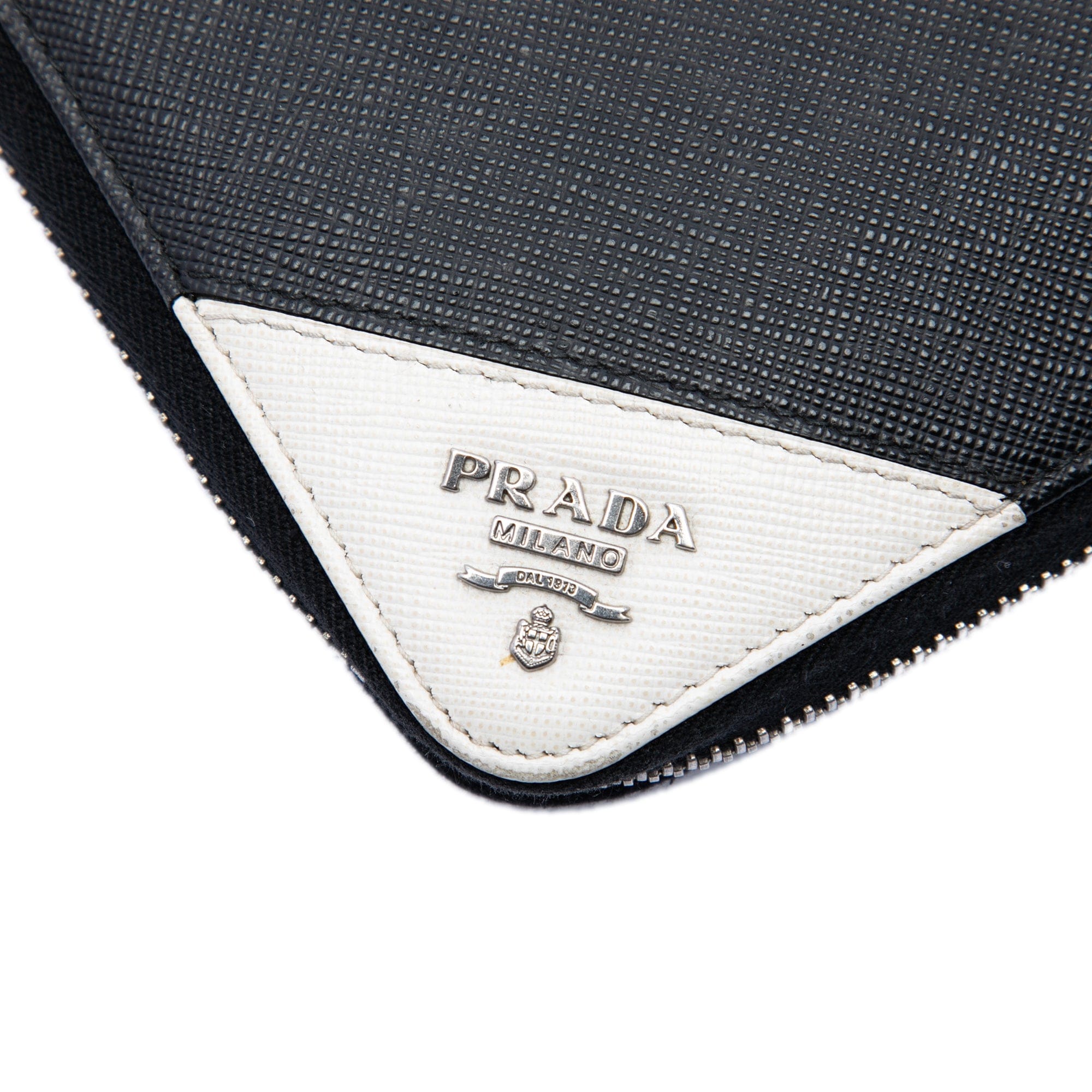 Prada Saffiano Wallet On Strap