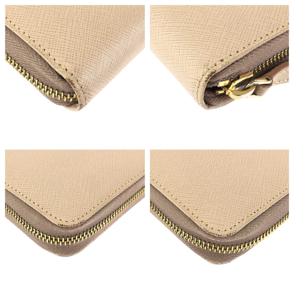 Prada Saffiano Leather Long Wallet