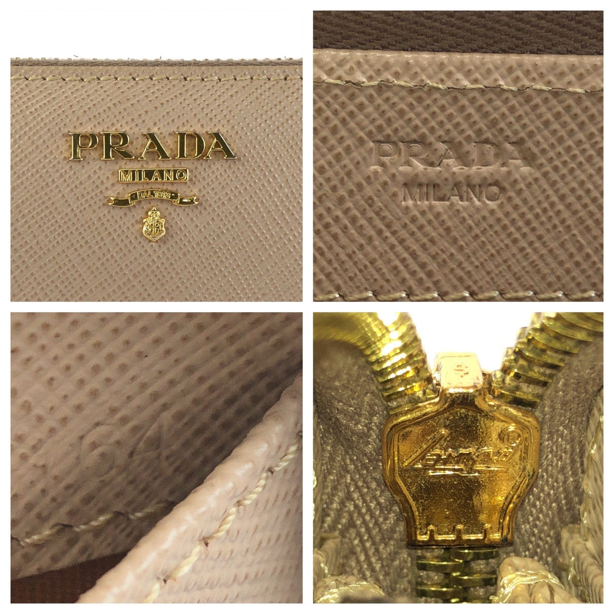Prada Saffiano Leather Long Wallet