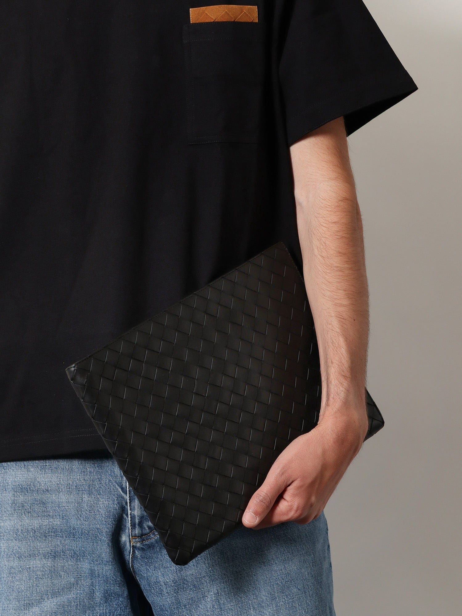 Bottega Veneta Woven leather pochette