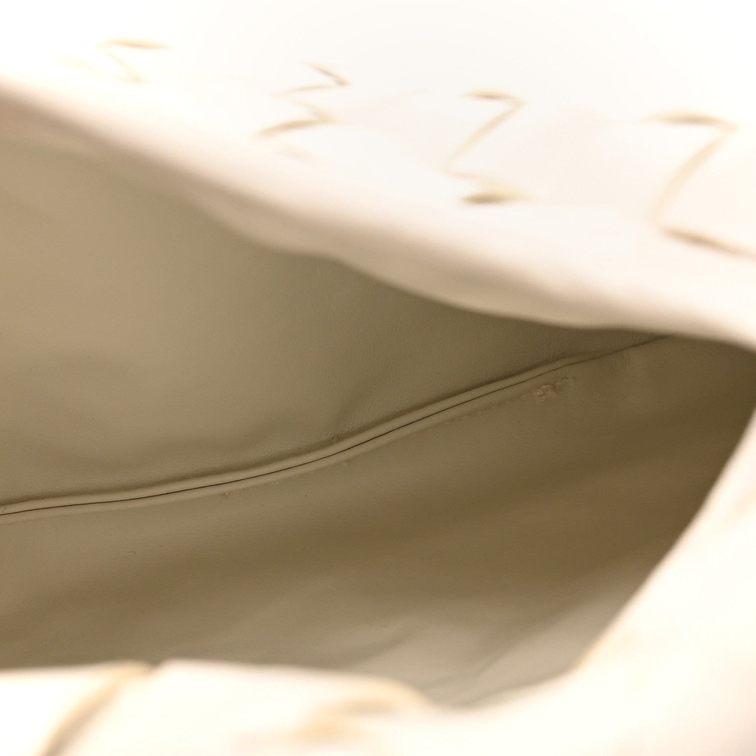 Bottega Veneta Calfskin Intrecciato Mini Hop White