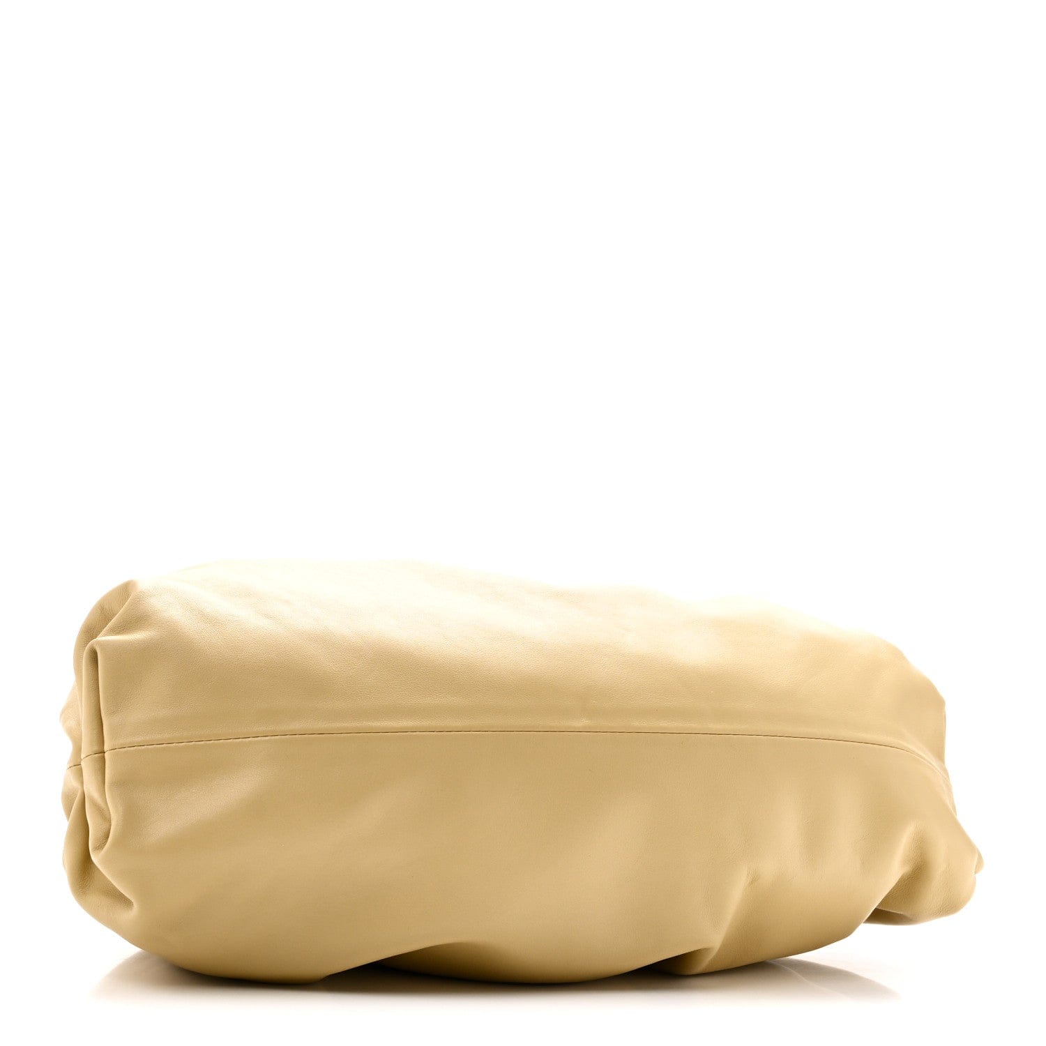 Bottega Veneta Smooth Butter Calf The Pouch Oversized Clutch Tapioca