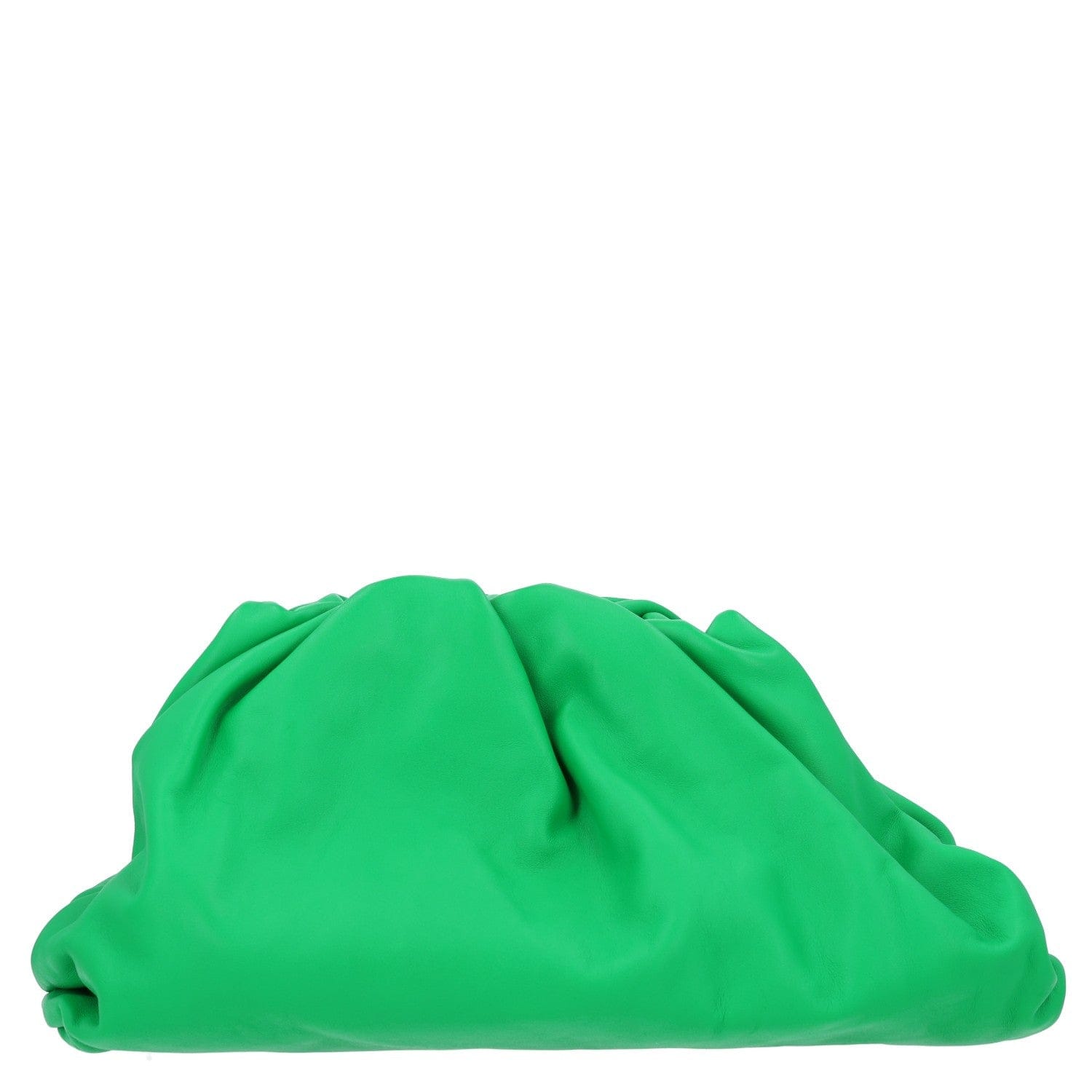Bottega Veneta Smooth Butter Calf The Pouch Oversized Clutch Parakeet