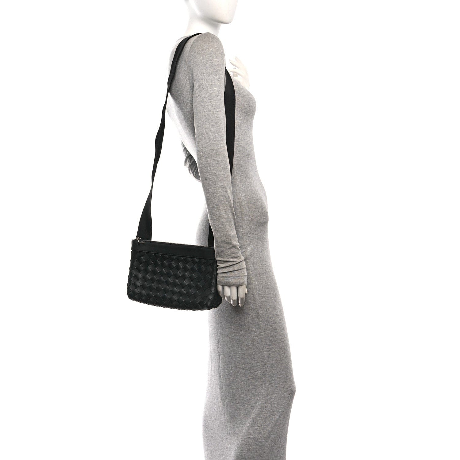 Bottega Veneta Nappa Intrecciato Duo Bag Black