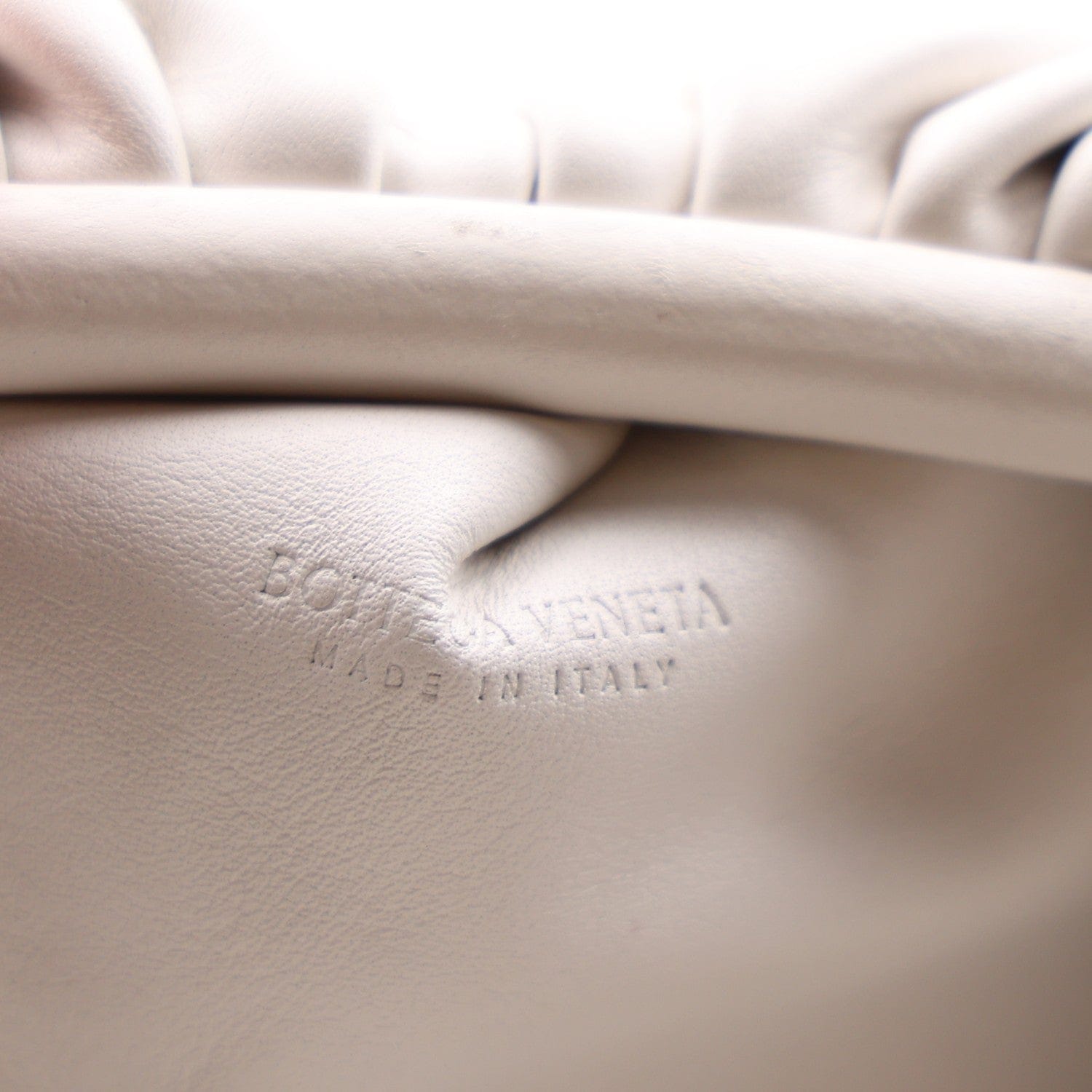 Bottega Veneta Butter Calfskin The Mini Pouch Plaster