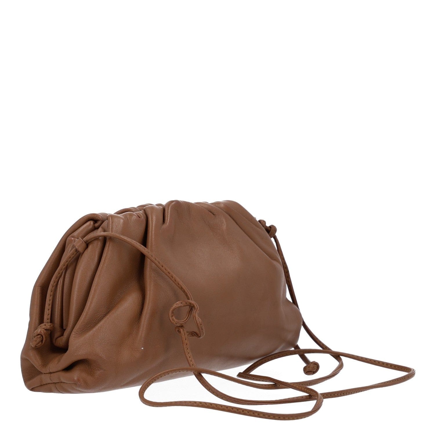Bottega Veneta Butter Calfskin The Mini Pouch Camel