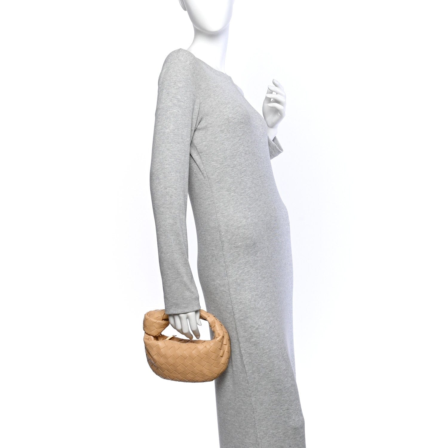 Bottega Veneta Nappa Intrecciato Mini Jodie Almond