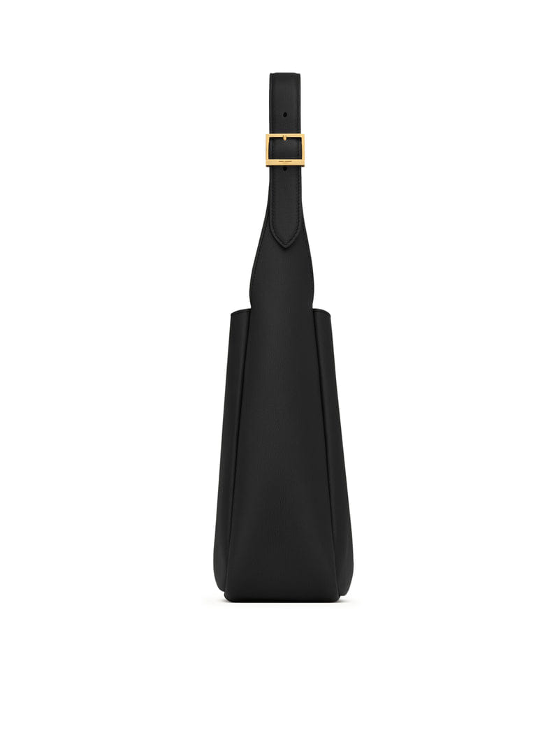 Saint Laurent Women Le 5 À 7 Supple Small In Hammered Leather