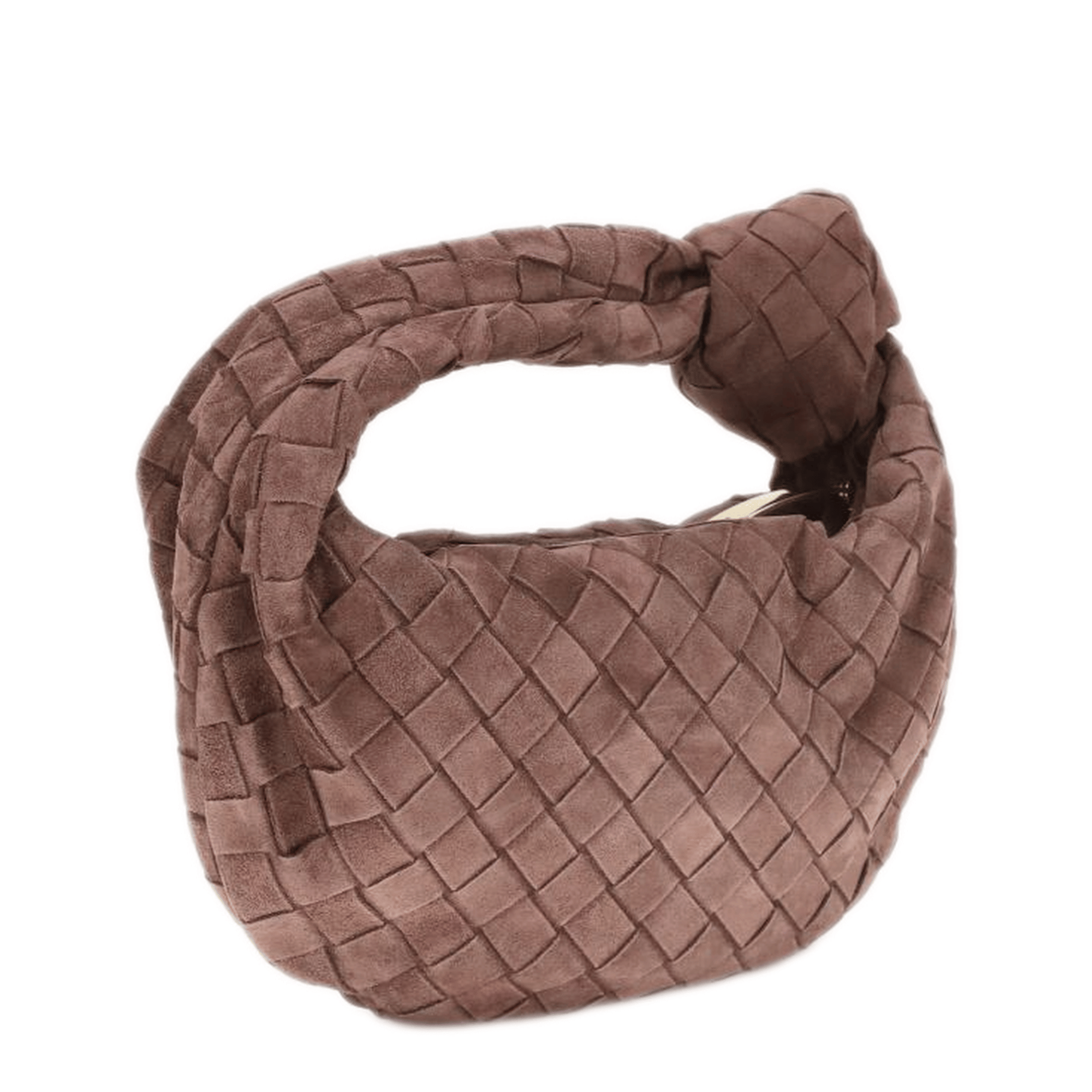 Bottega Veneta Jodie Mini Suede Handbag - Purple