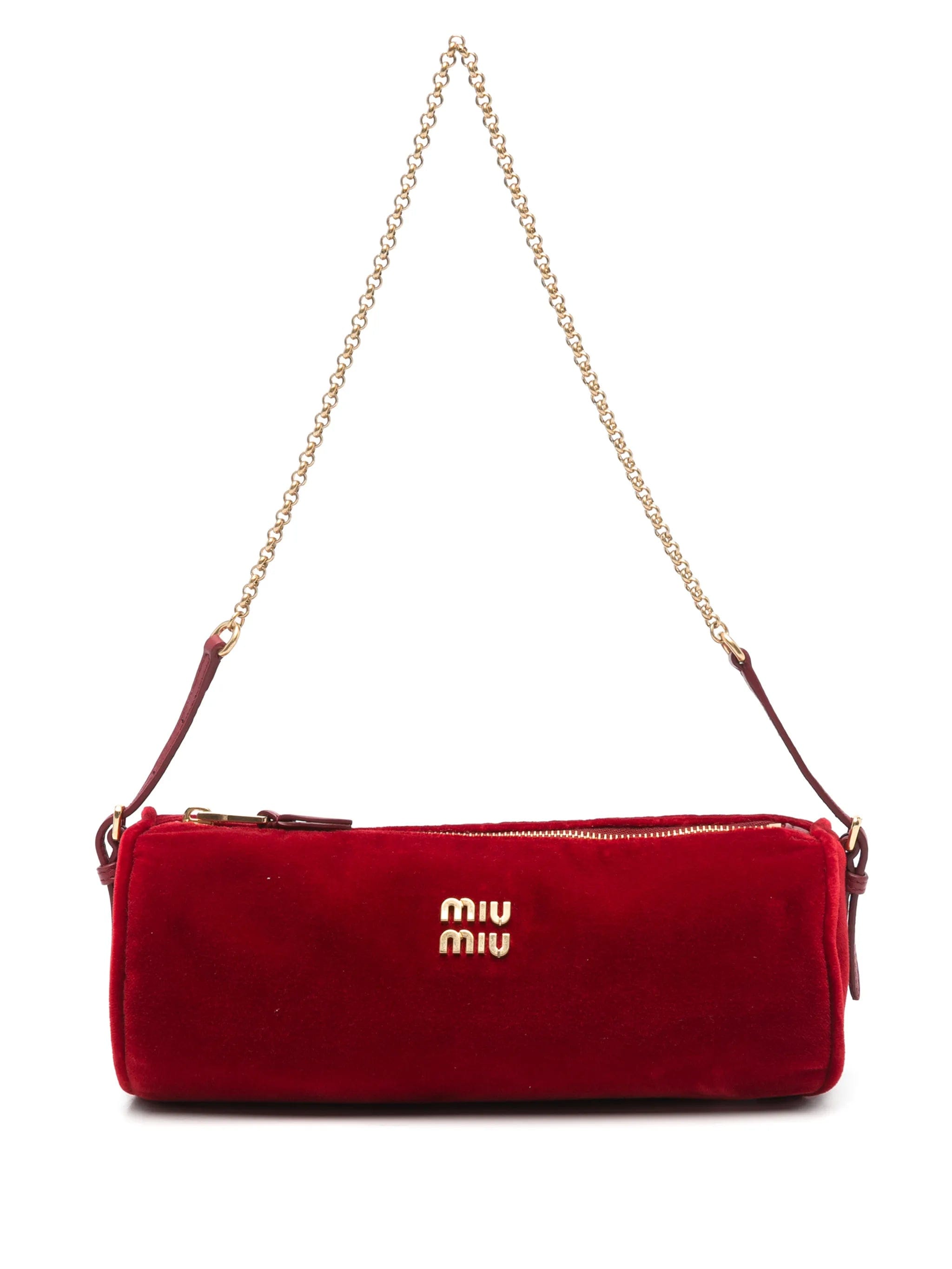 Miu Miu logo - plaque shoulder bag