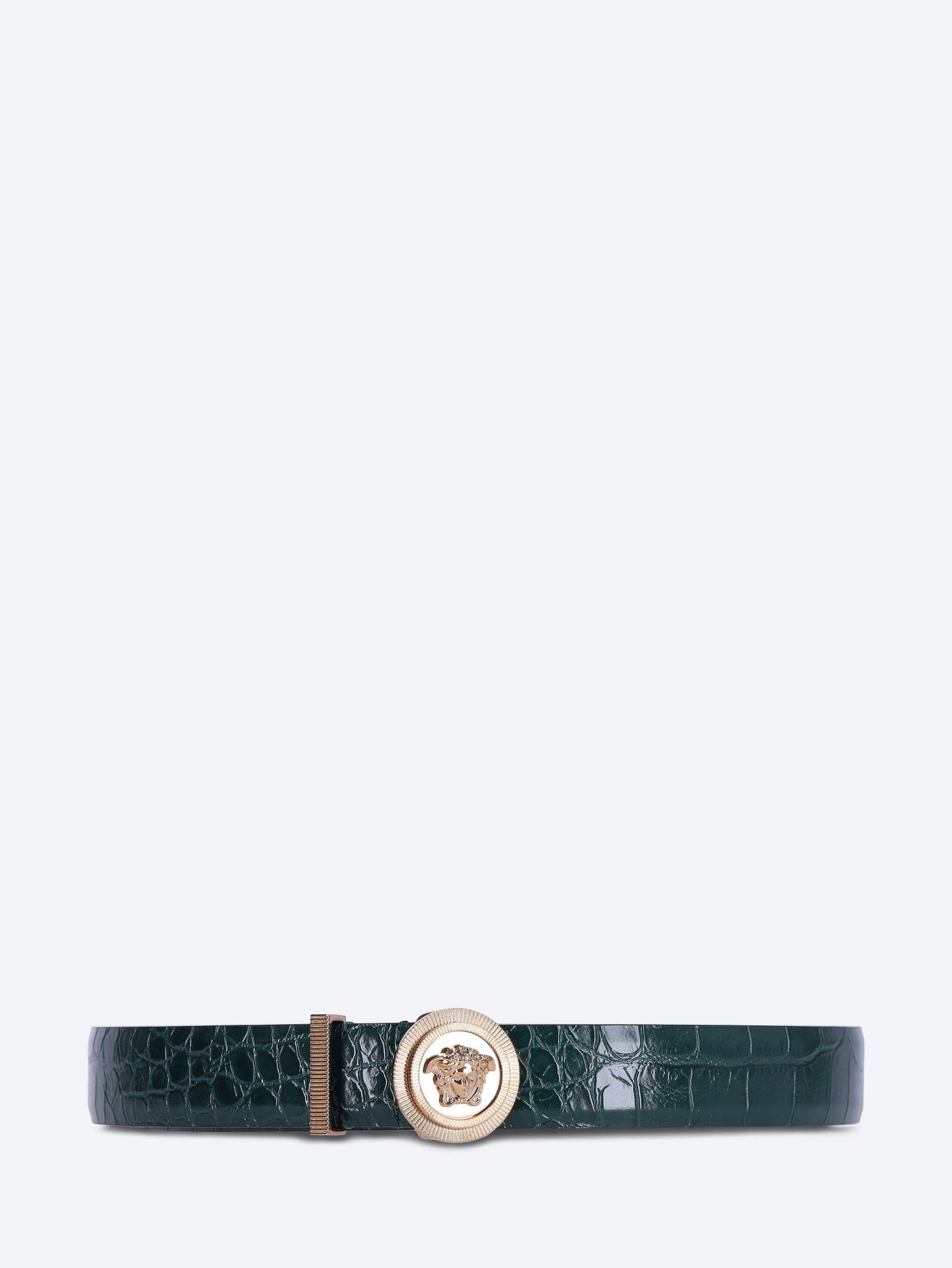 Versace H.30 calf embossing croco belt