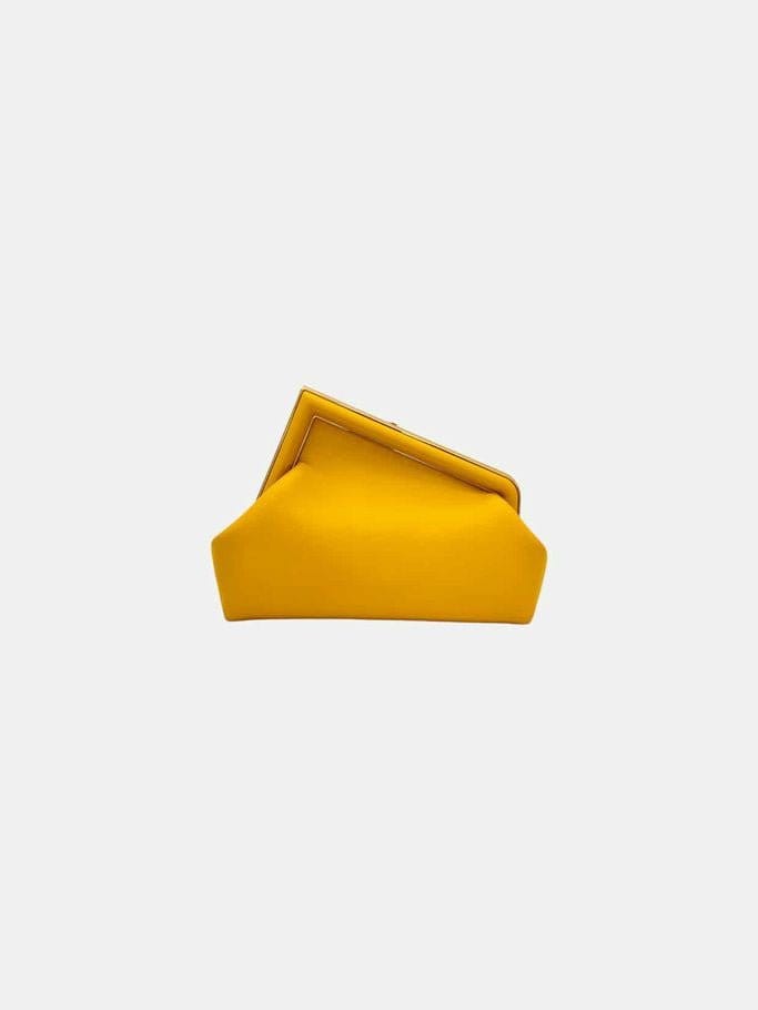 Fendi First Yellow Shoulder Bag
