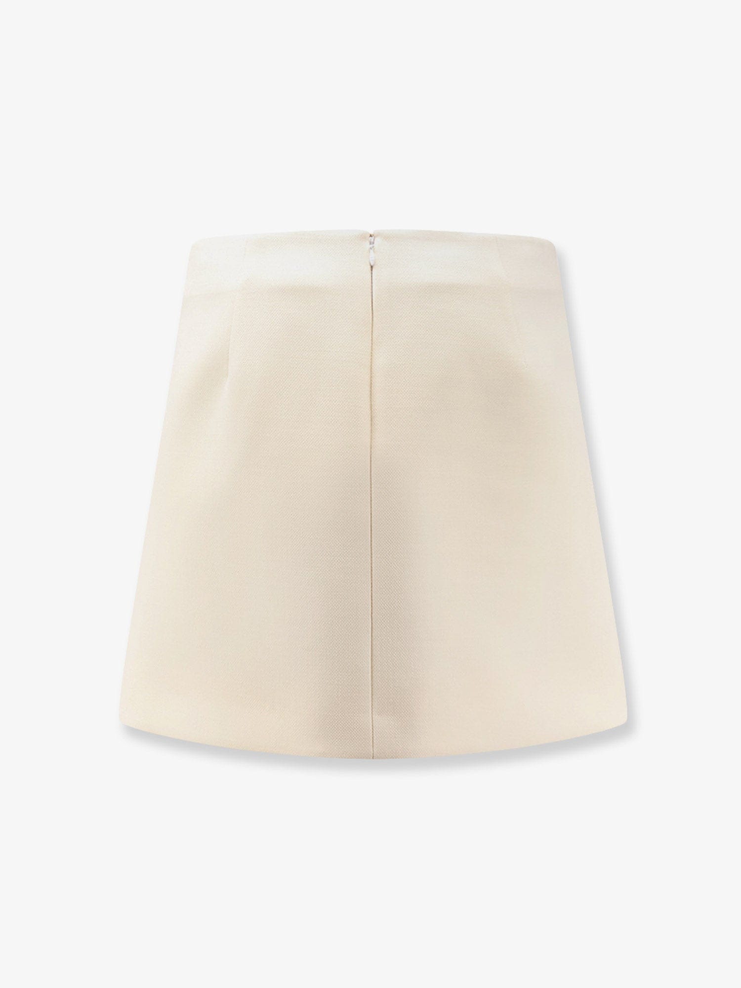 Gucci Wool crêpe skirt with Double G button