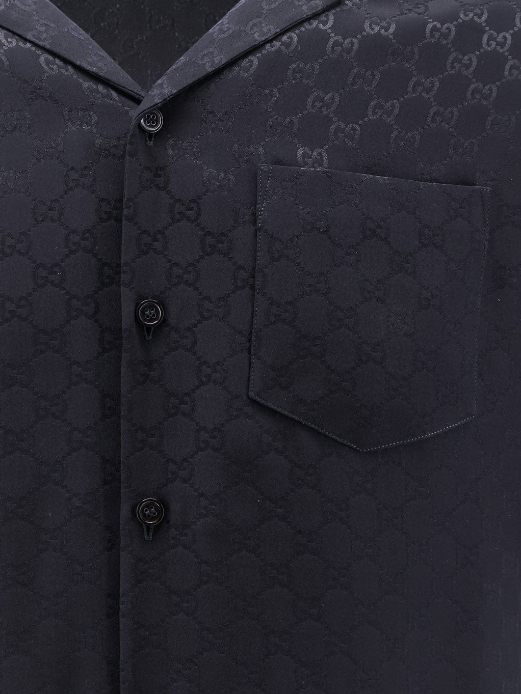Gucci GG jacquard silk shirt