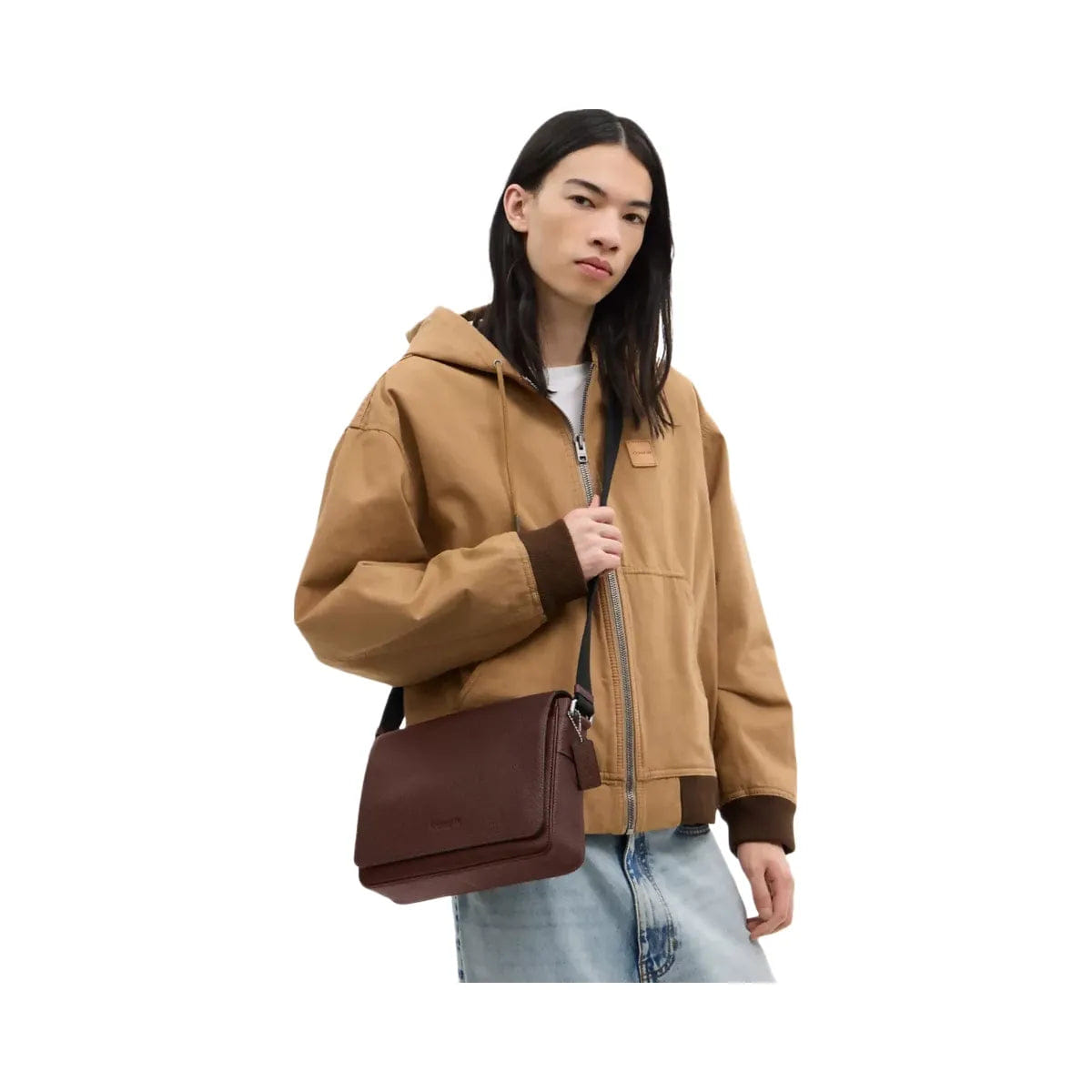 Coach Jack Messenger Bag in Silver Maple