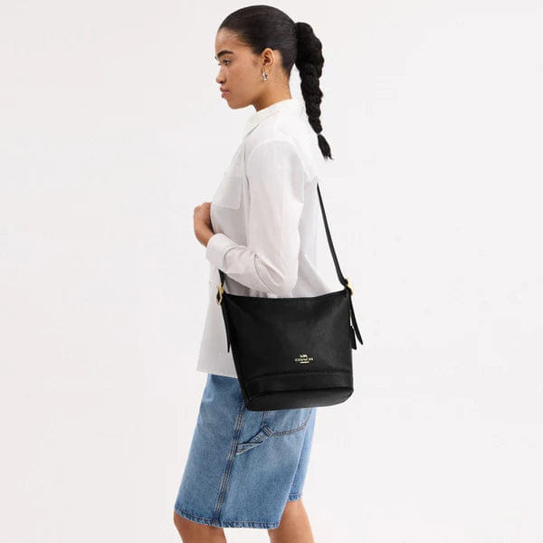 Coach Jude Duffle Bag Gold Black