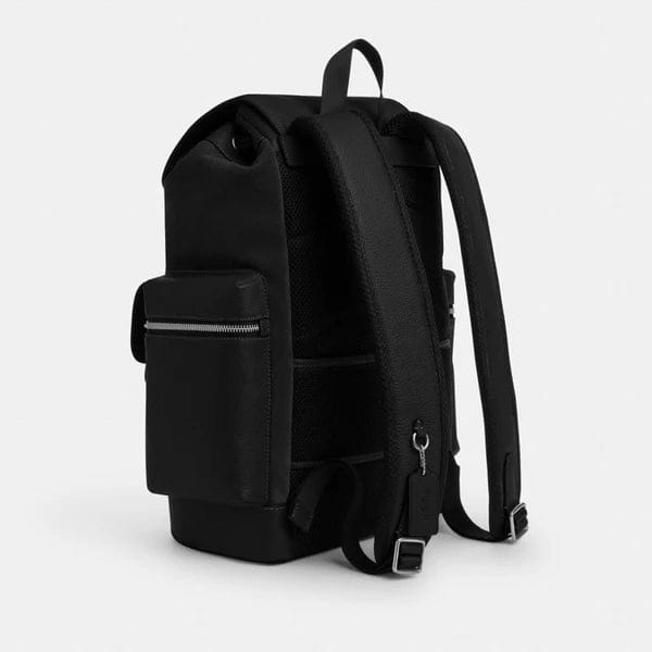 Coach Sprint Backpack Silver Black