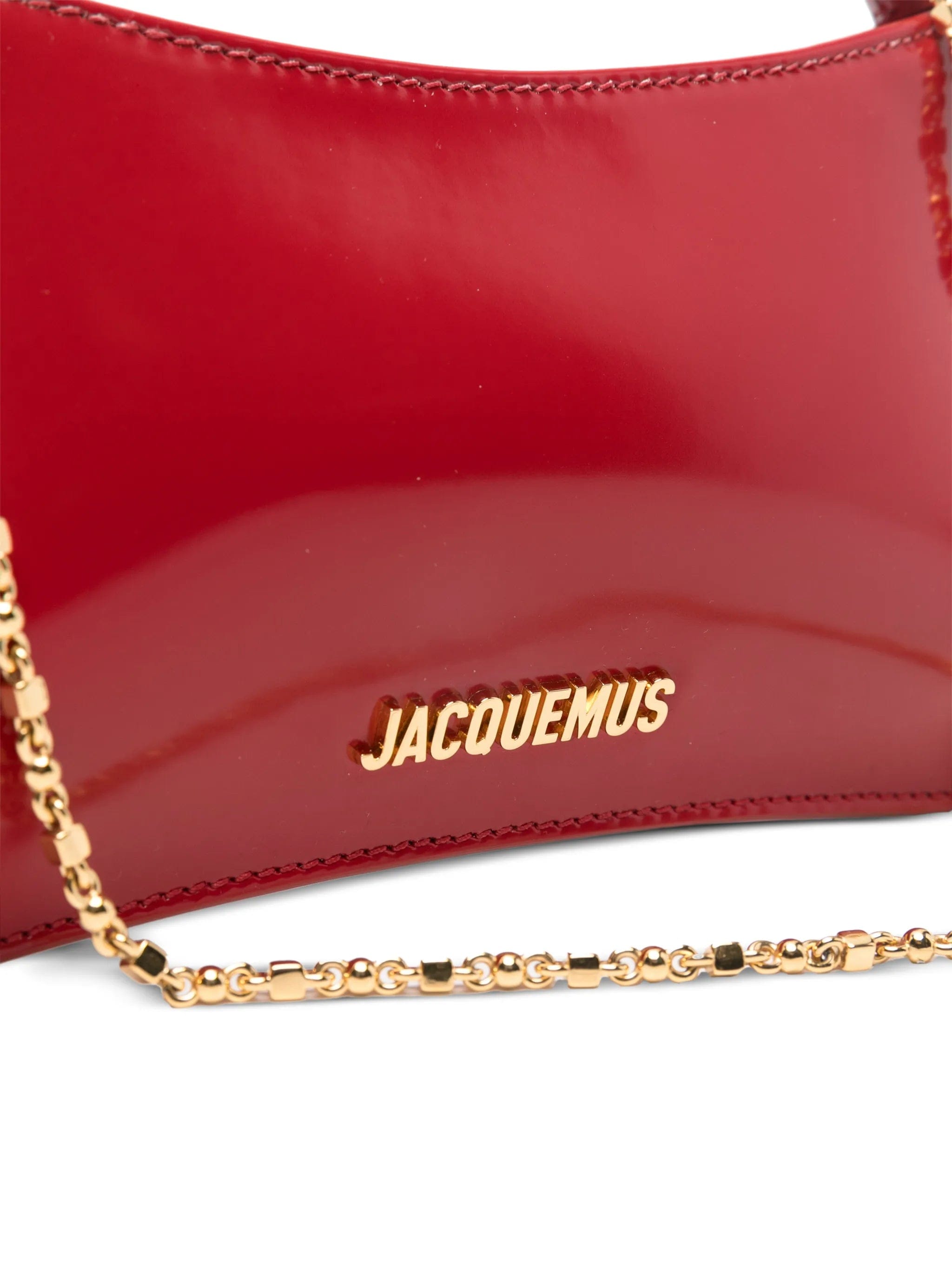 Jacquemus Le Petit Bisou chain - strap shoulder bag