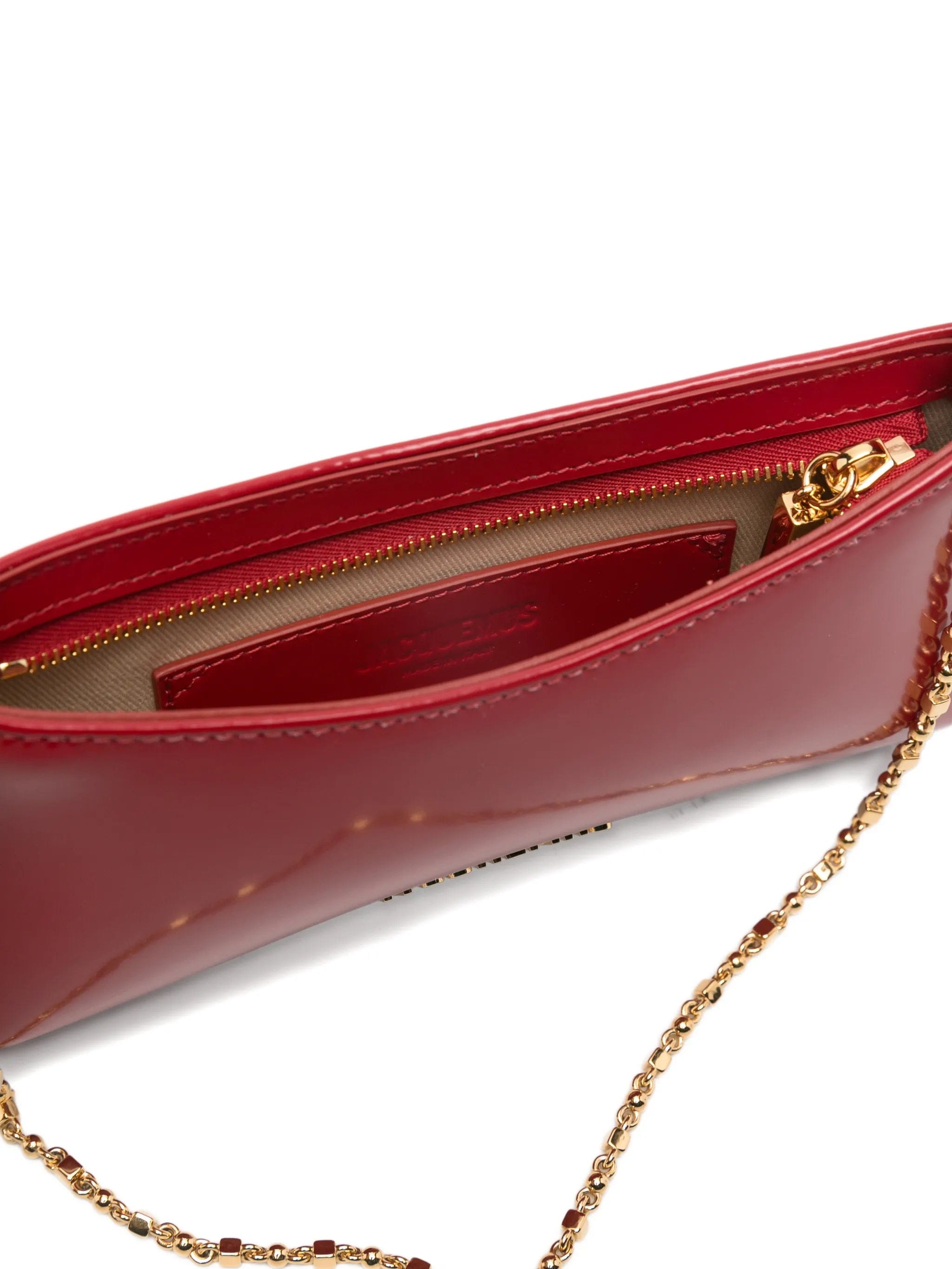 Jacquemus Le Petit Bisou chain - strap shoulder bag