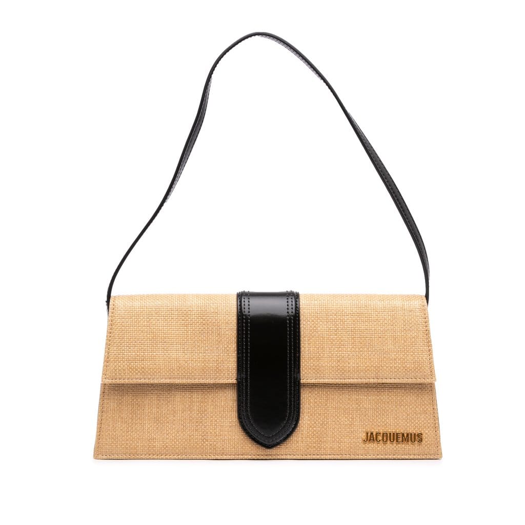 Jacquemus Raffia Le Bambino Long Shoulder Bag