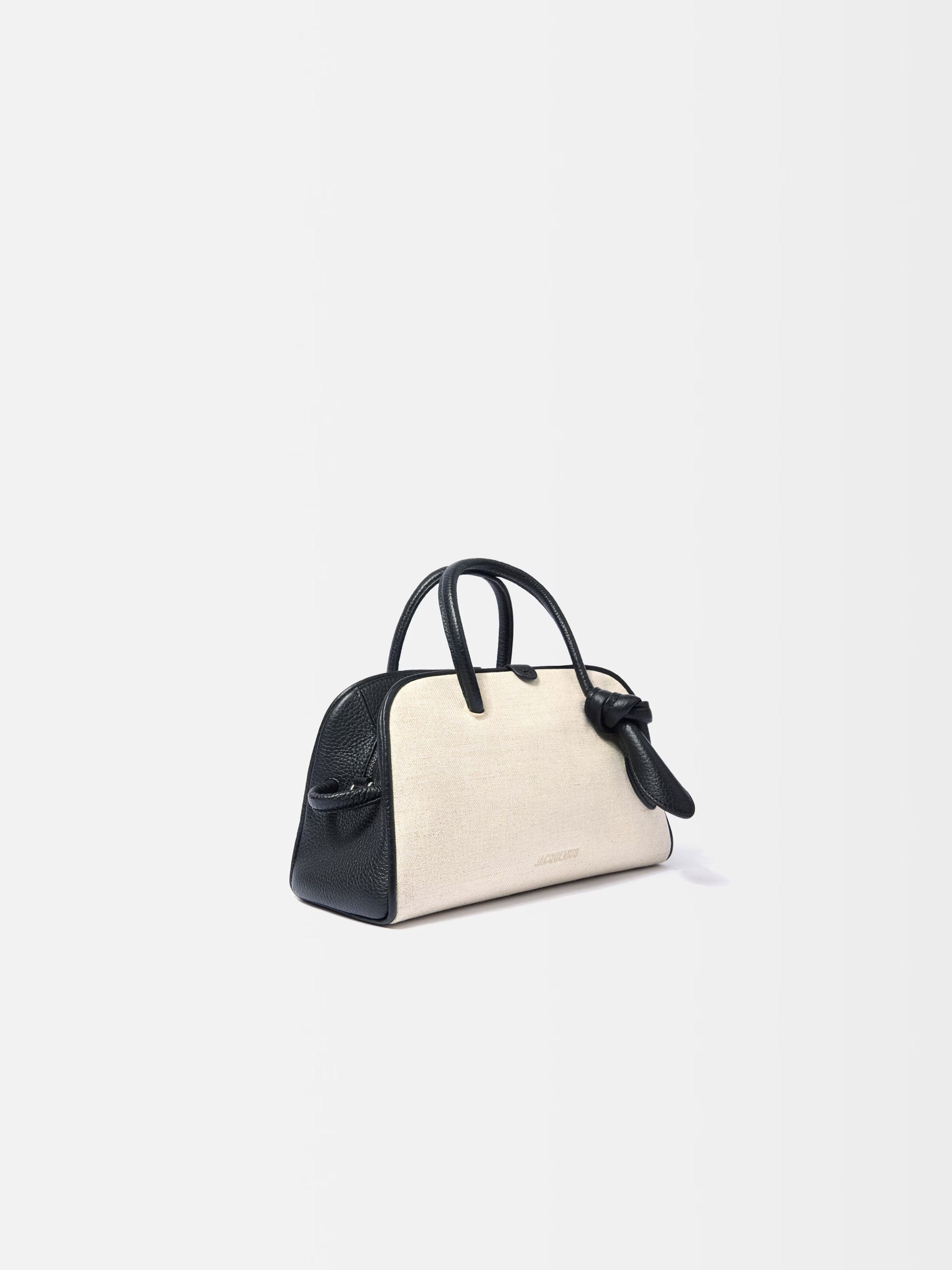 Jacquemus The Small Turismo Bag - Light Greige/Black
