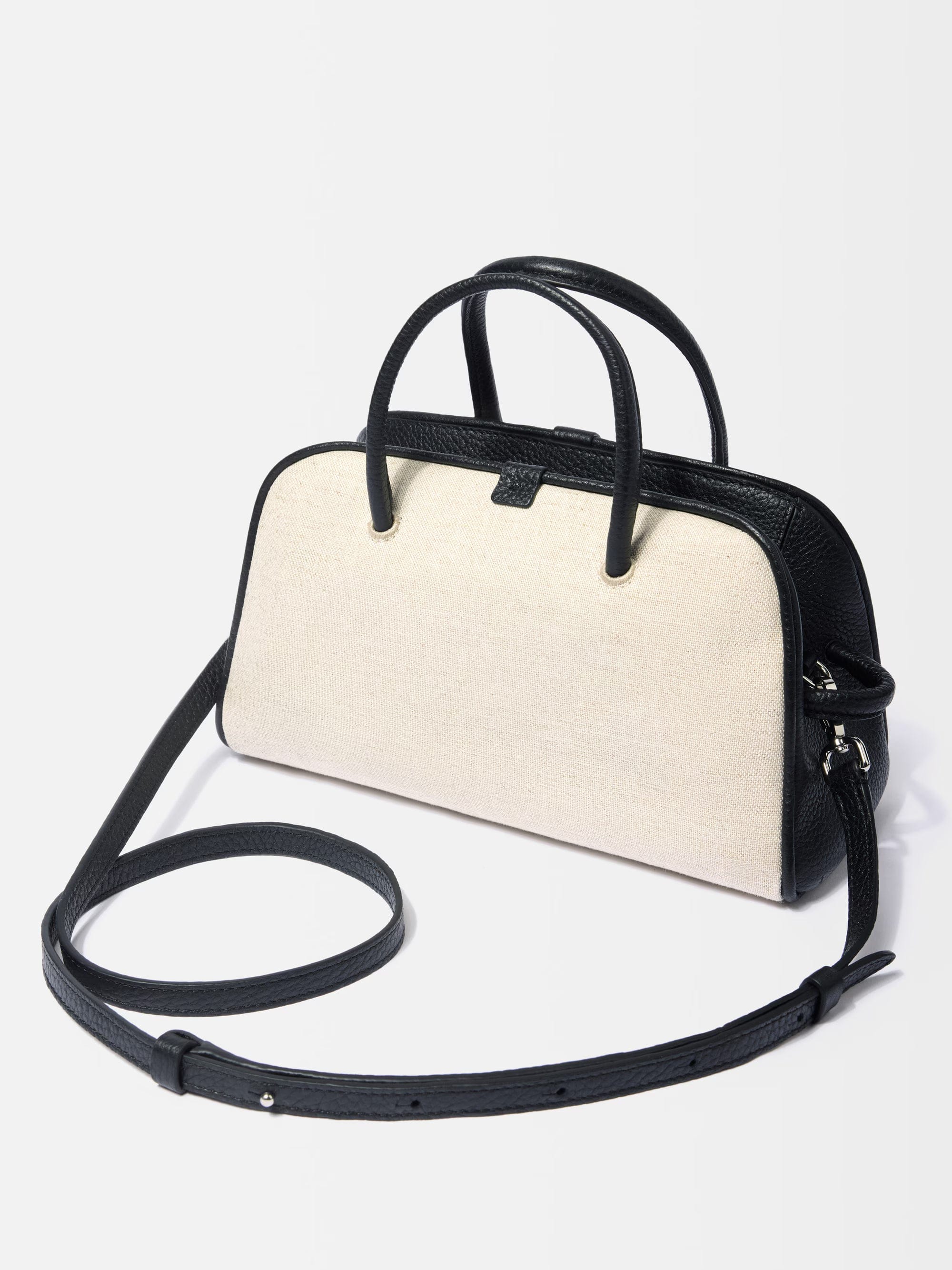 Jacquemus The Small Turismo Bag - Light Greige/Black