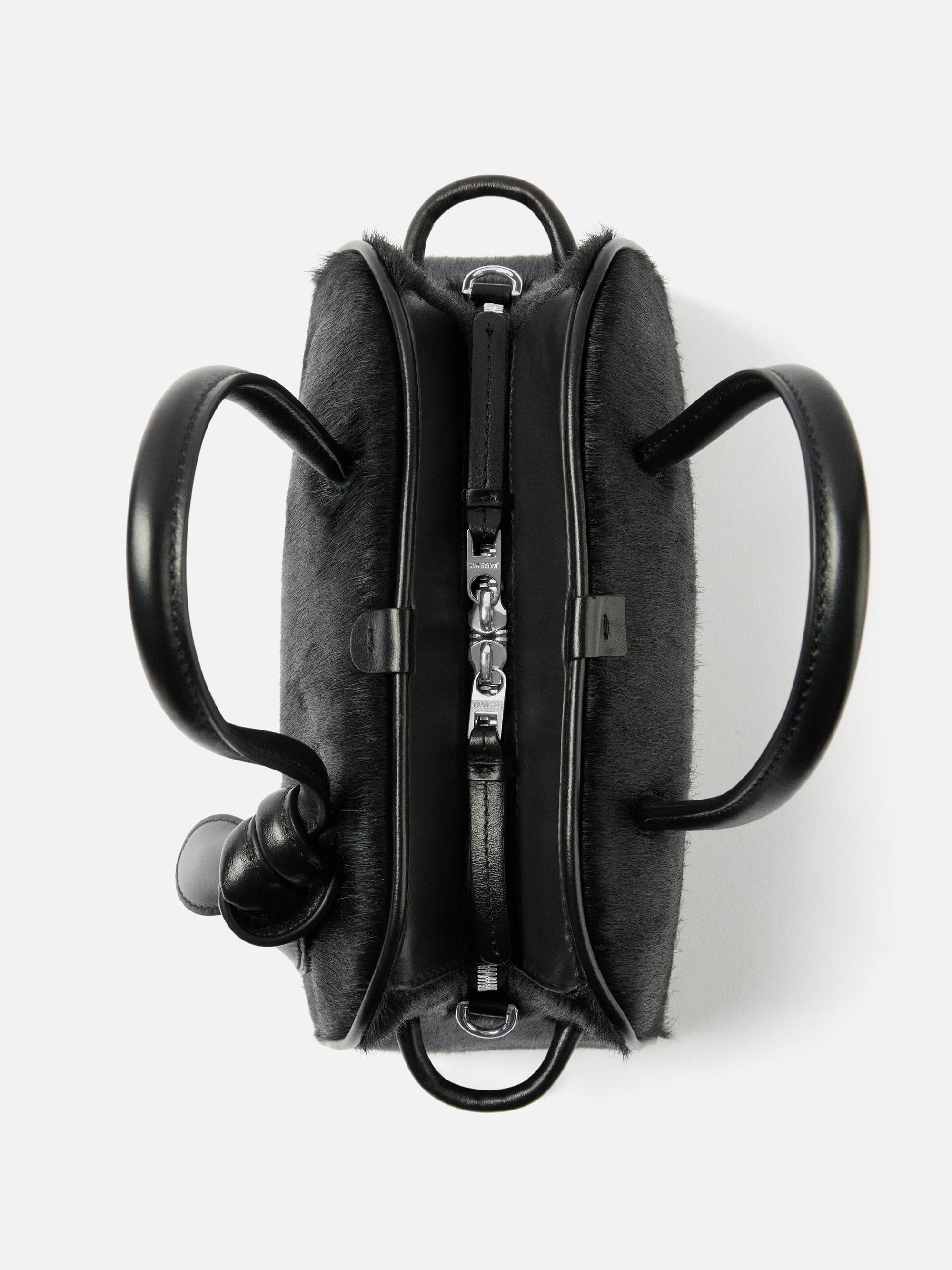 Jacquemus The Small Turismo Bag - Fur Black