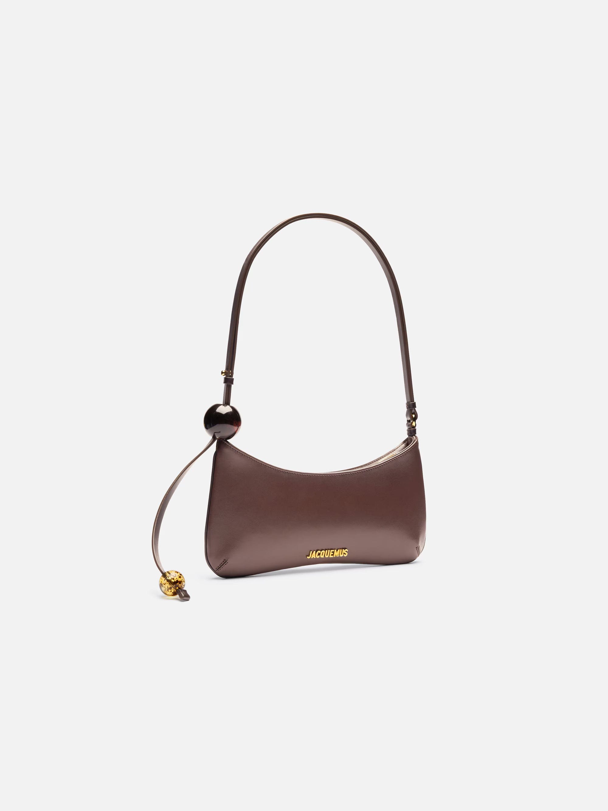 Jacquemus The Bisou Perle Bag - Medium Brown