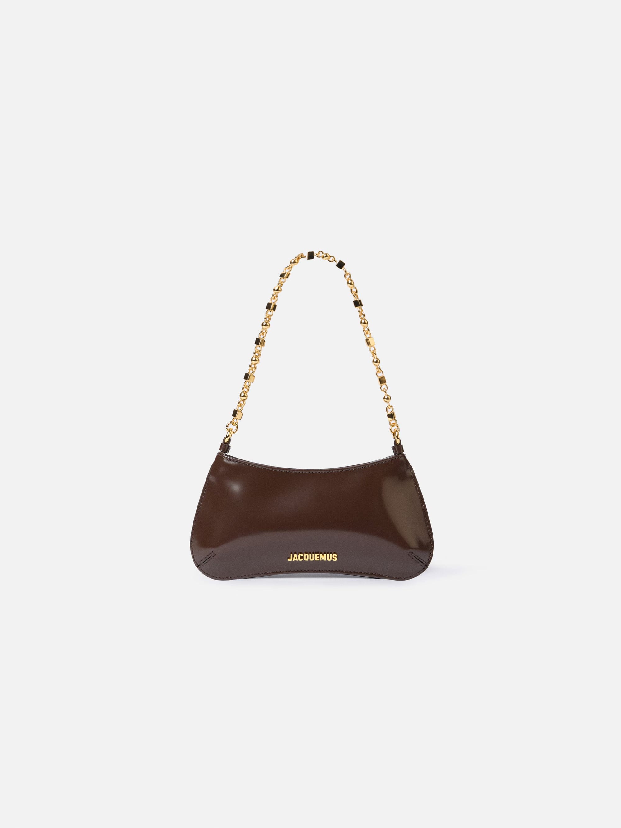 Jacquemus The Small Bisou Chaîne Bag - Midnight Brown