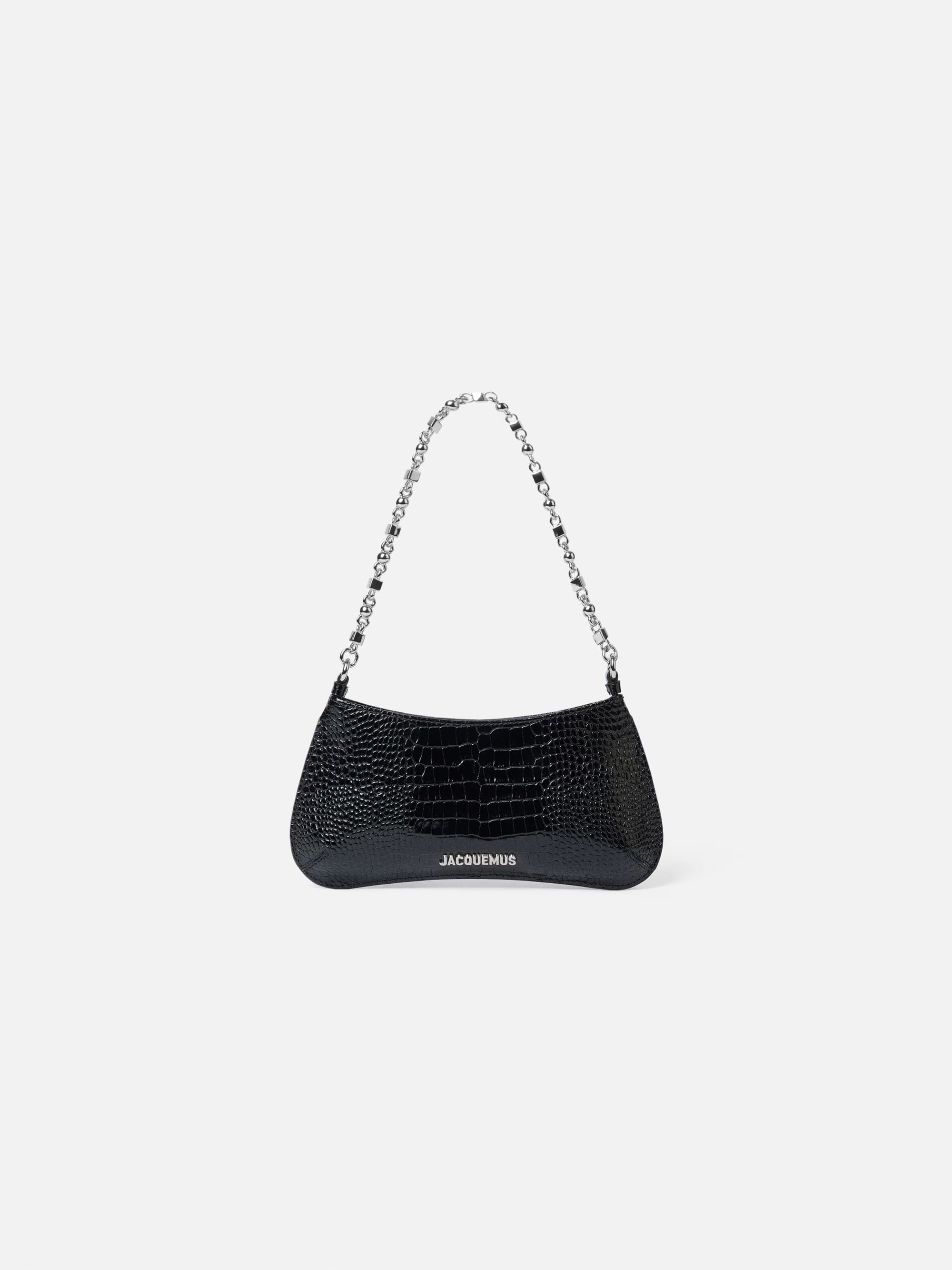 Jacquemus The Small Bisou Chaîne Bag - Black/Silver