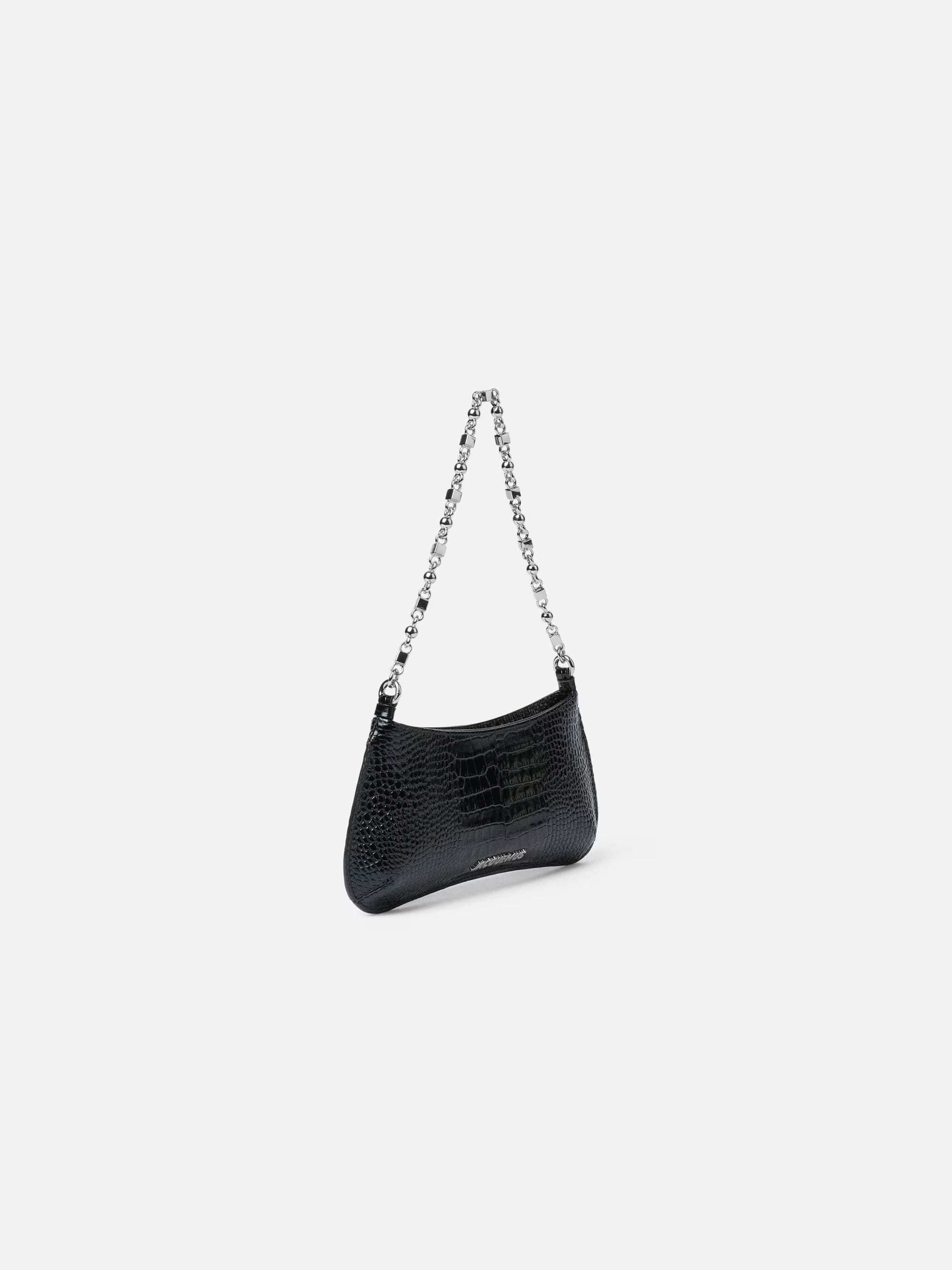 Jacquemus The Small Bisou Chaîne Bag - Black/Silver