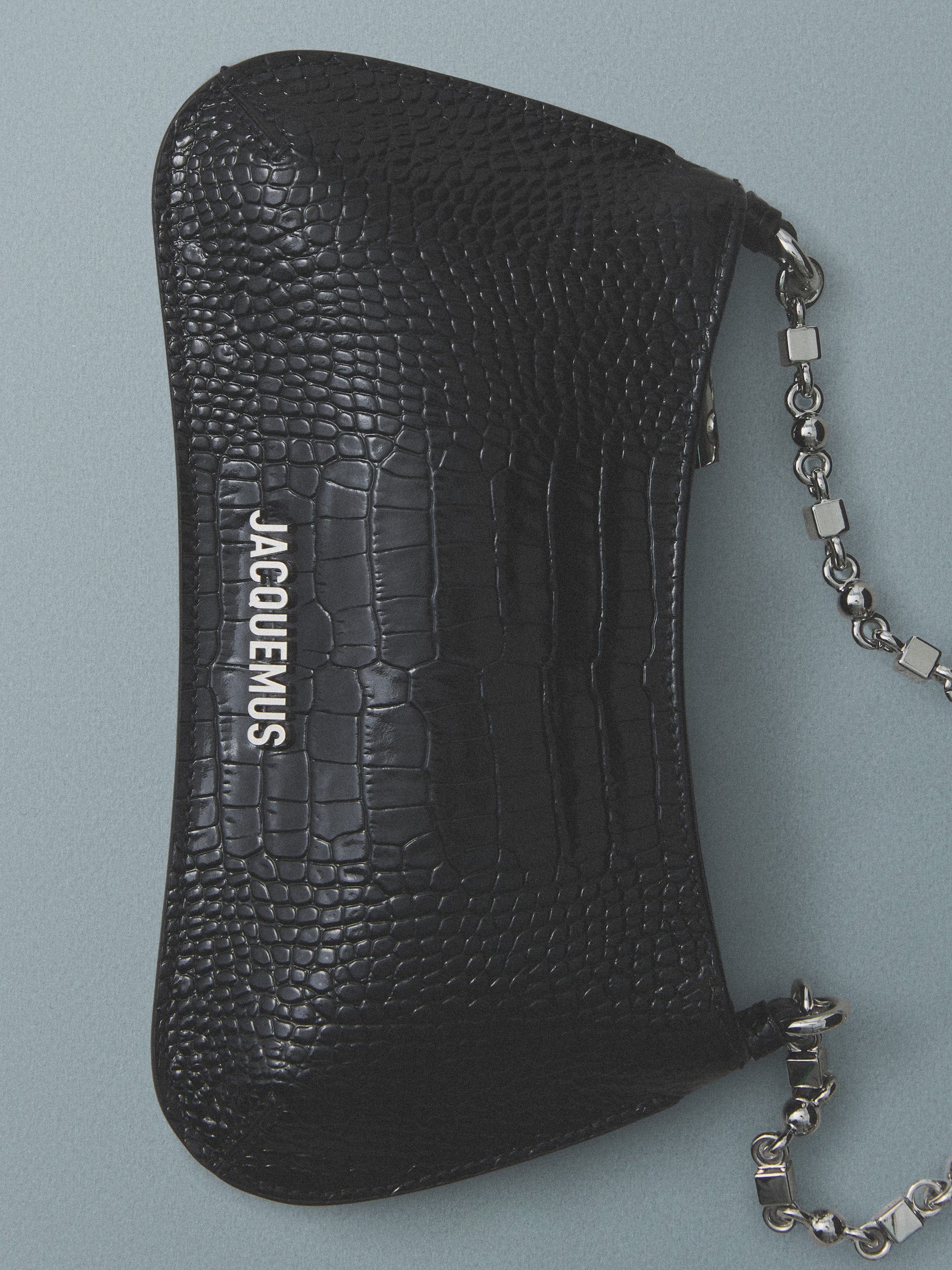 Jacquemus The Small Bisou Chaîne Bag - Black/Silver