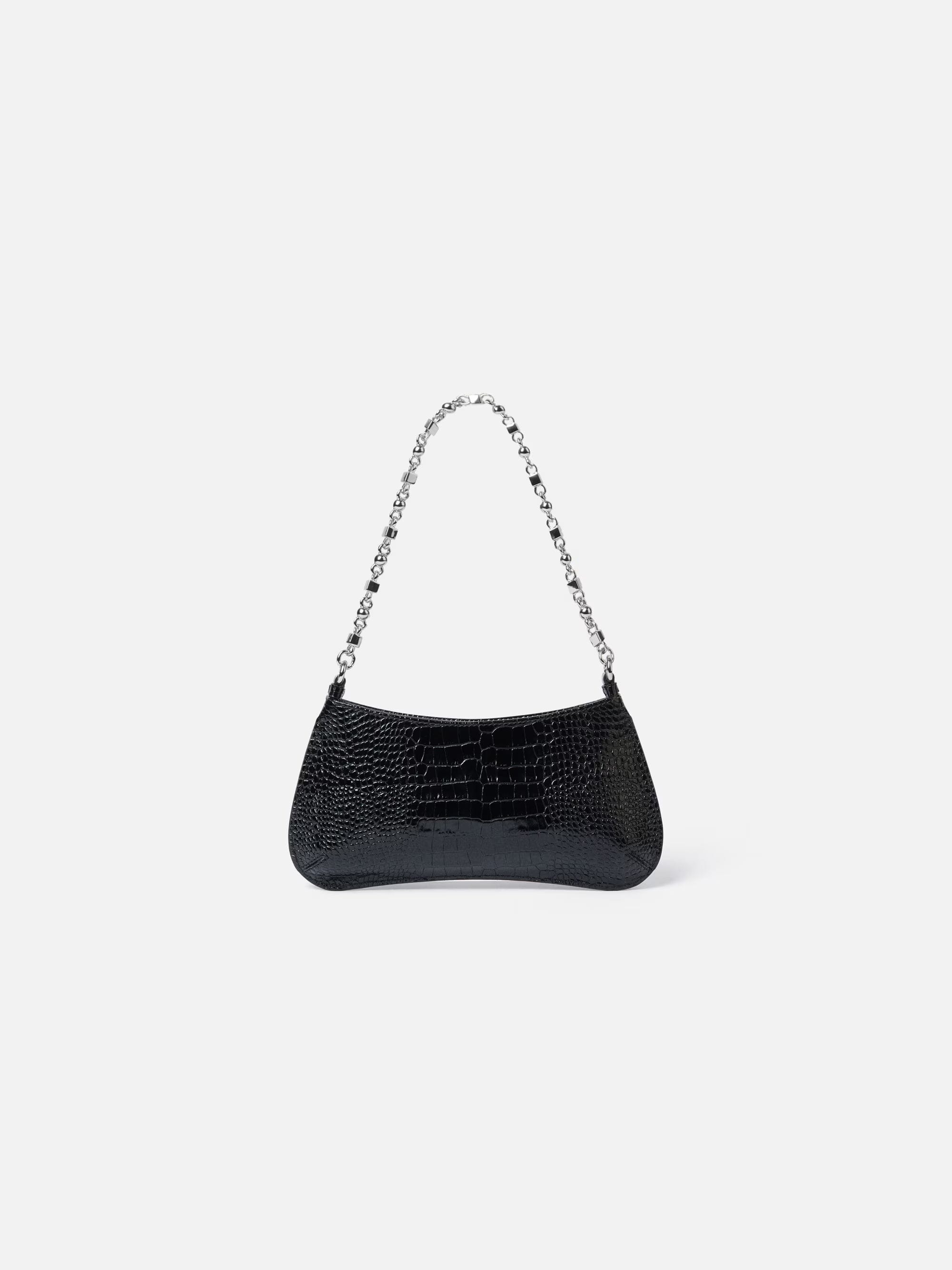 Jacquemus The Small Bisou Chaîne Bag - Black/Silver