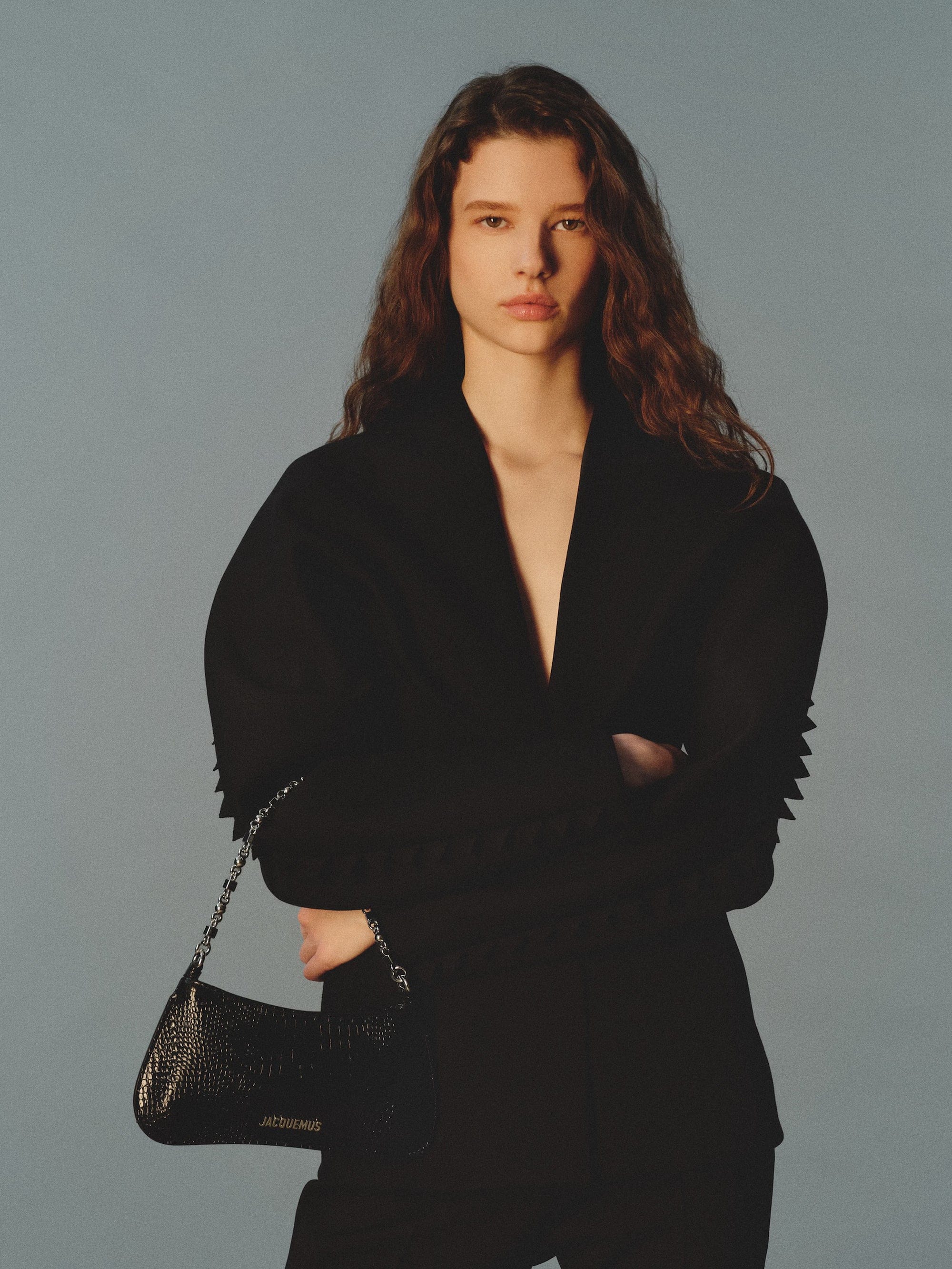 Jacquemus The Small Bisou Chaîne Bag - Black/Silver