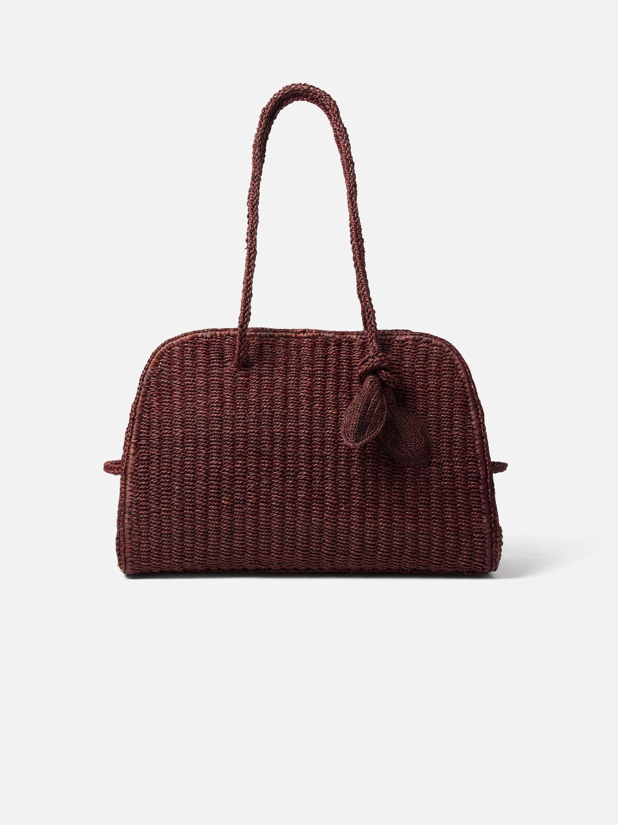 Jacquemus The Raffia Turismo Bag - Brown