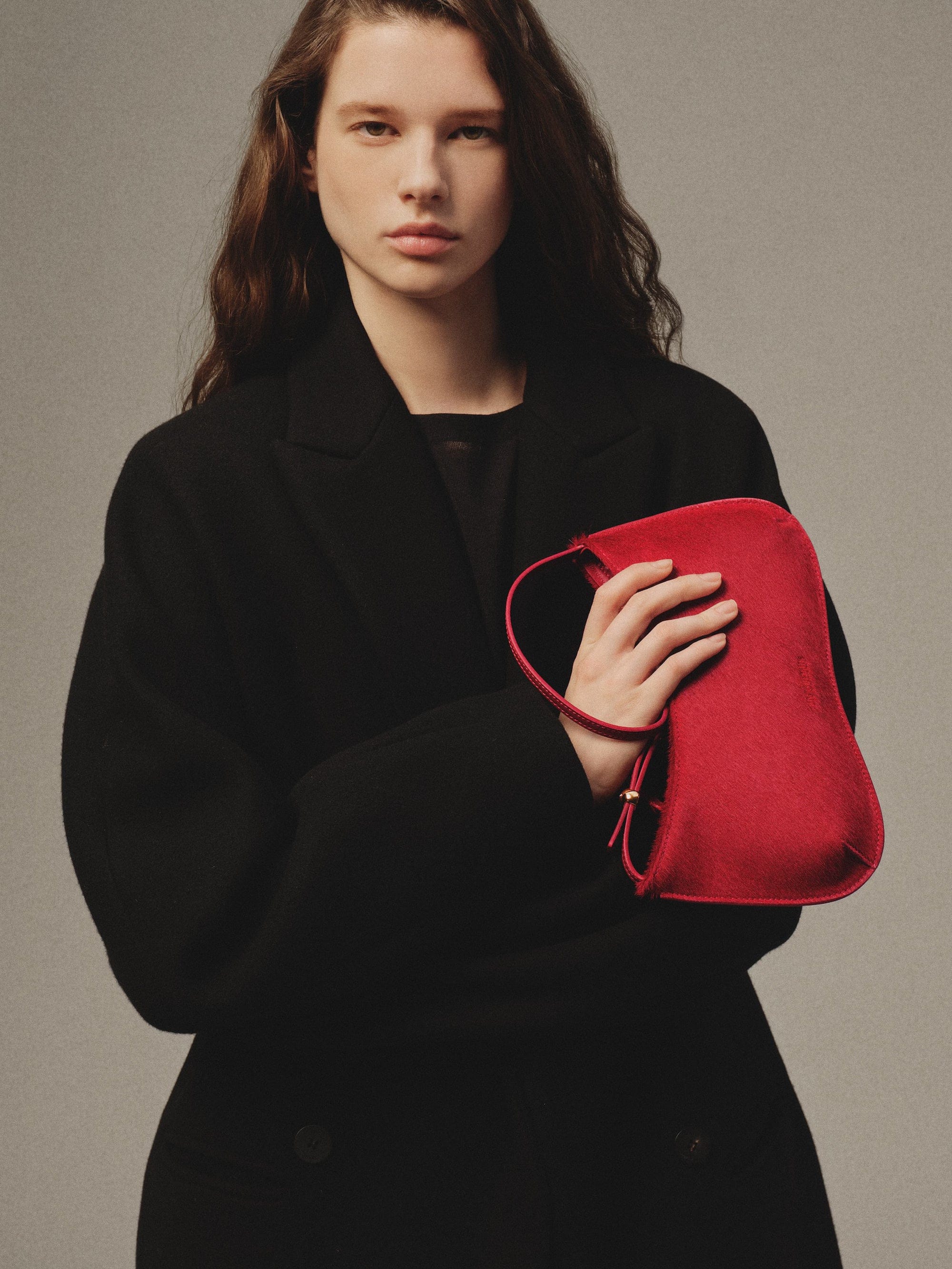 Jacquemus The Bisou Bag - Dark Red