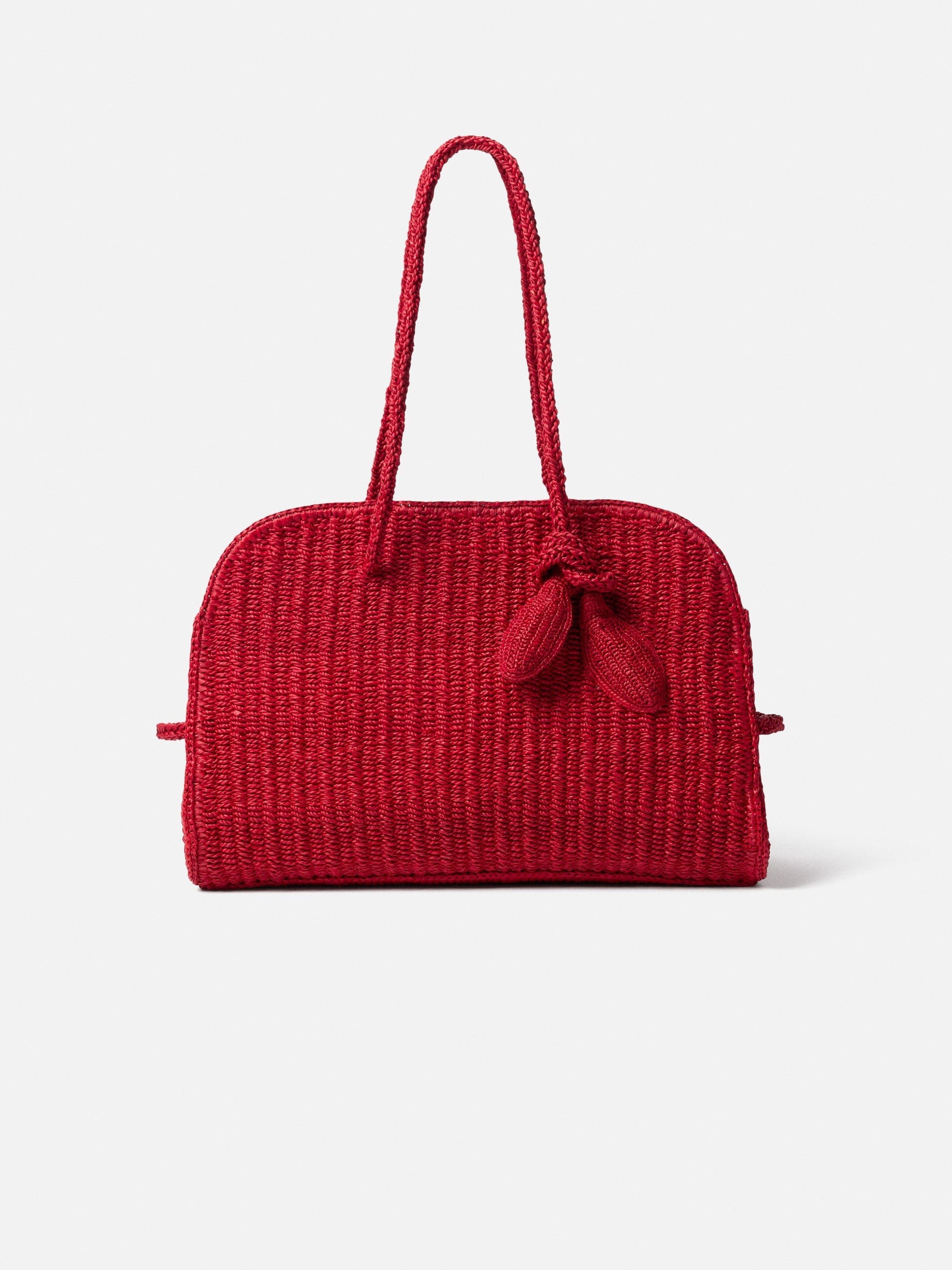 Jacquemus The Raffia Turismo Bag - Red