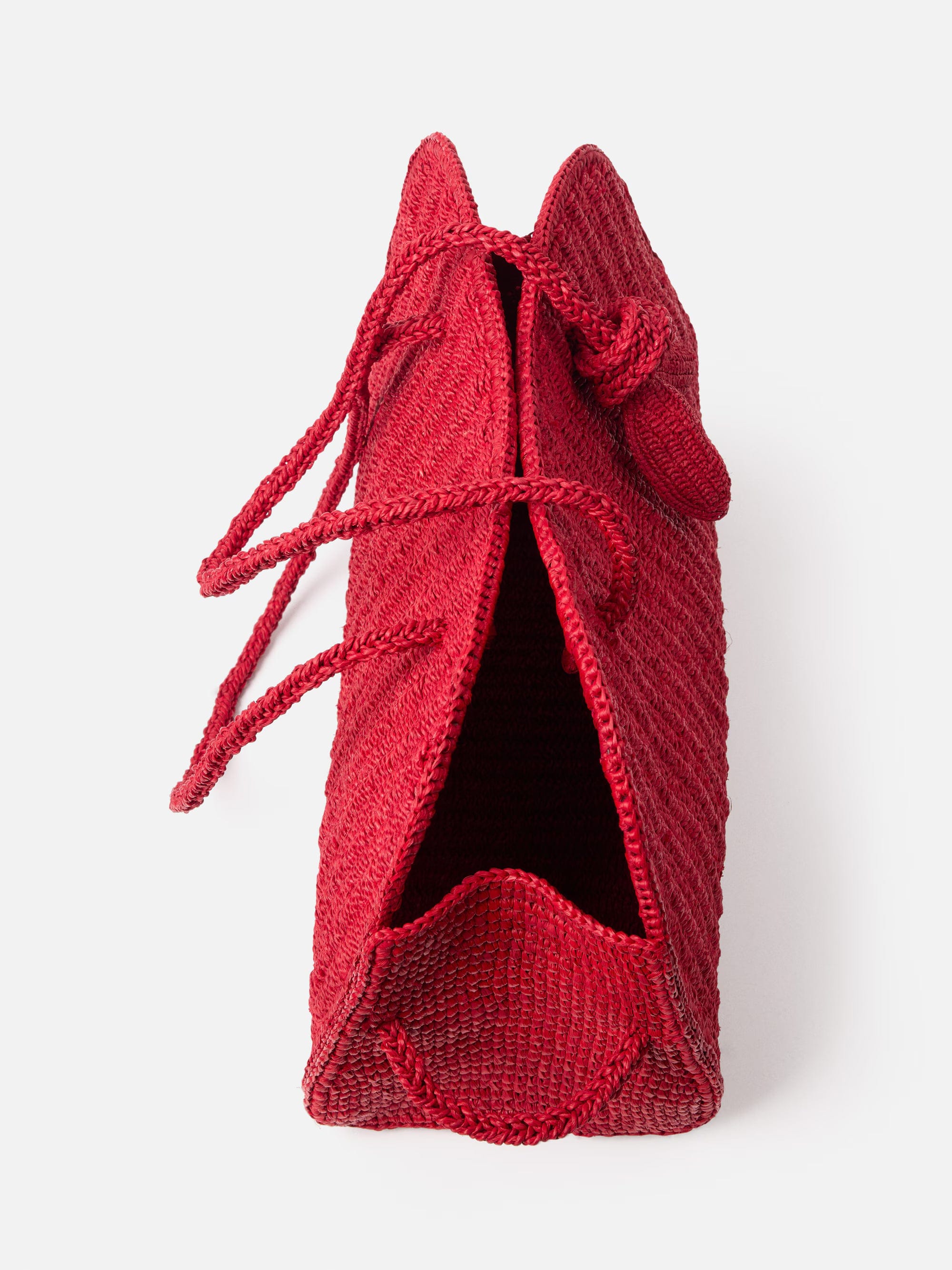 Jacquemus The Raffia Turismo Bag - Red