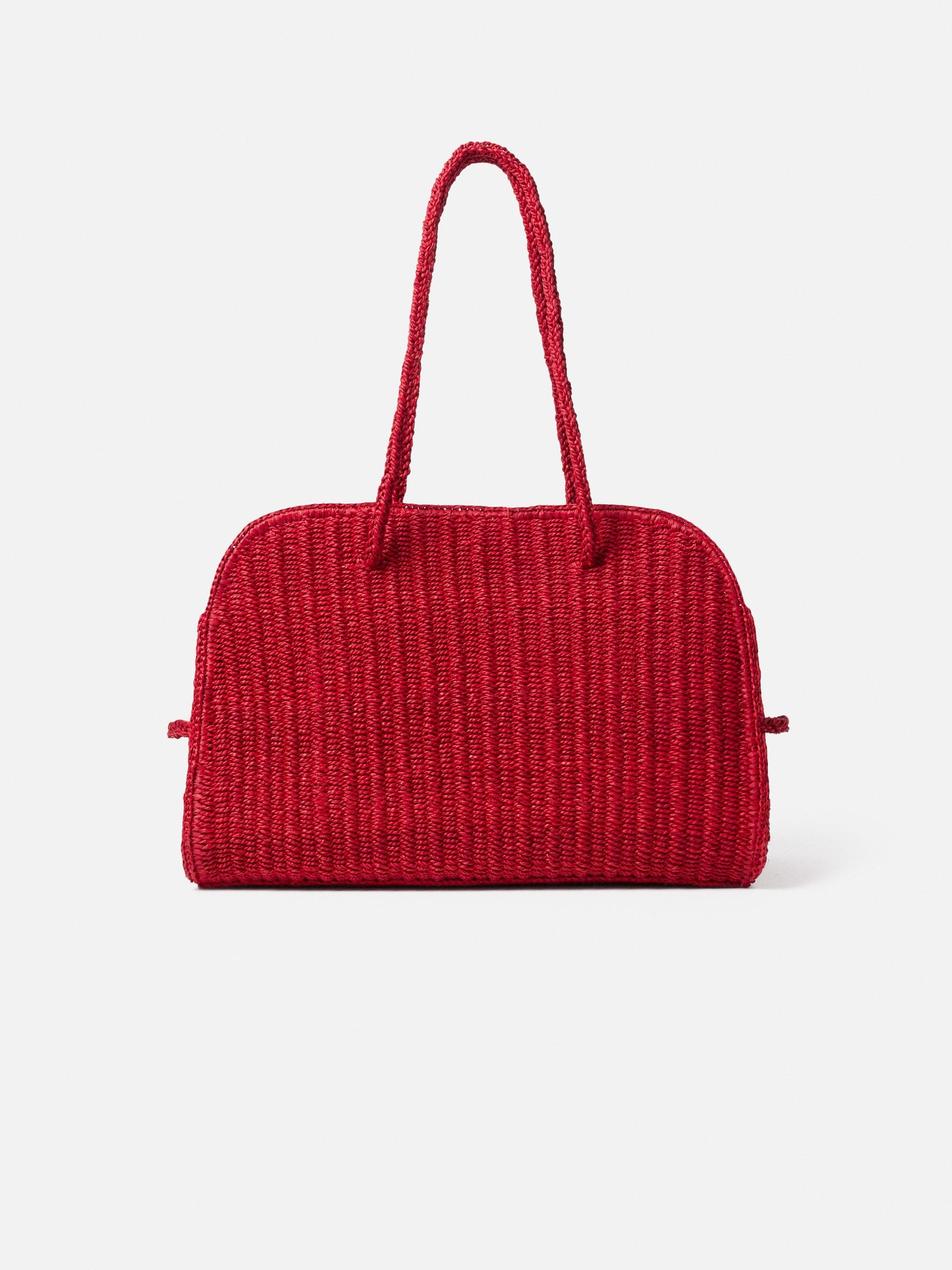 Jacquemus The Raffia Turismo Bag - Red