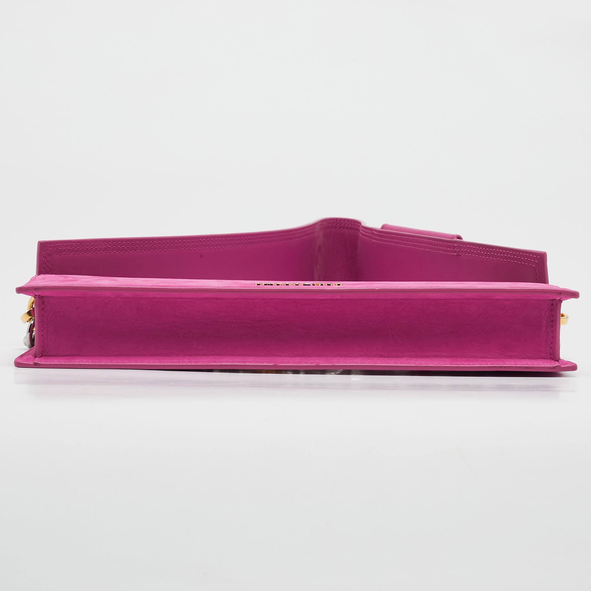 Jacquemus Le Ciuciu Pink Nubuck Leather Shoulder Bags