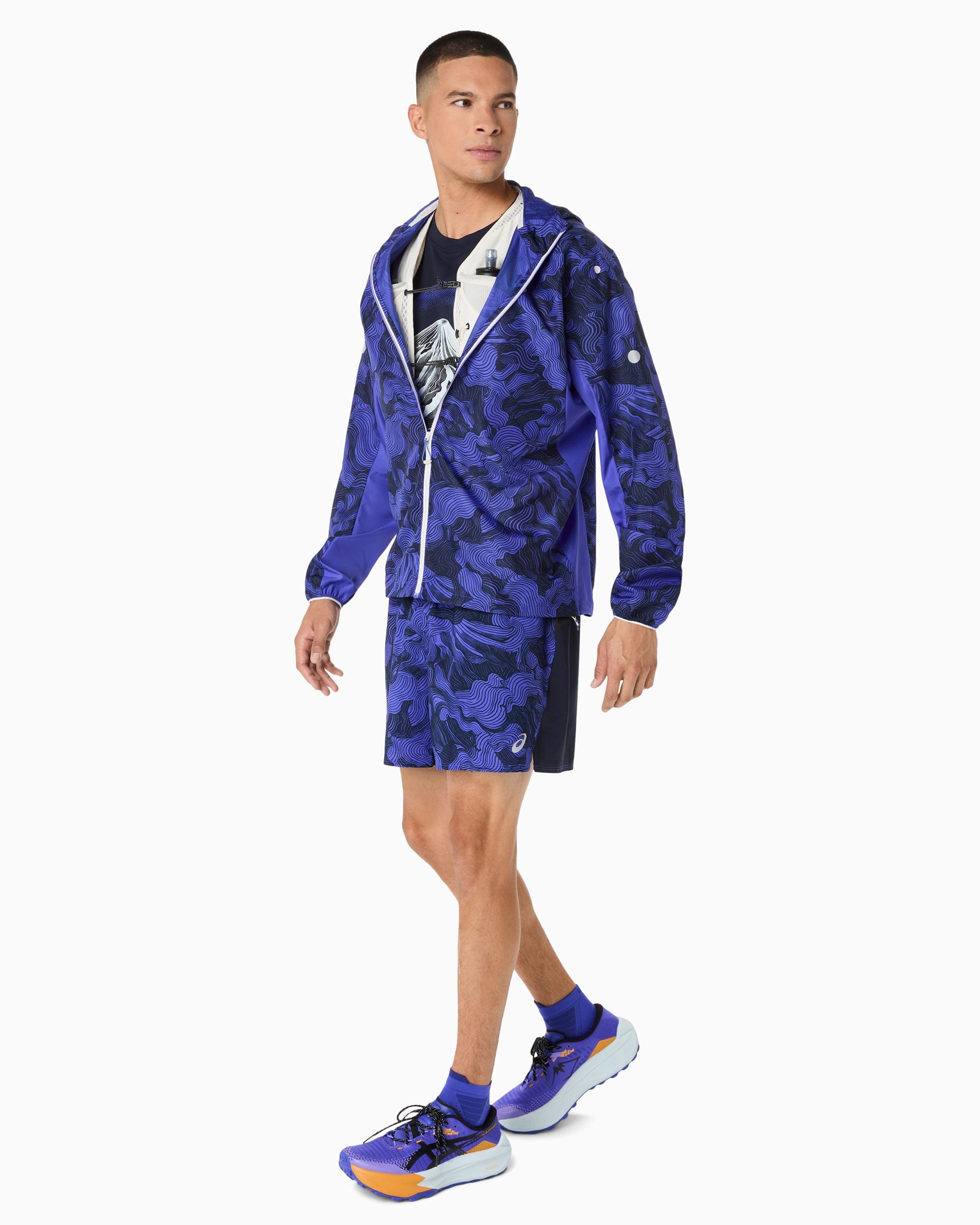 ASICS Chaqueta impermeable Relaxed ASICS Fujitrail Packable para hombre
