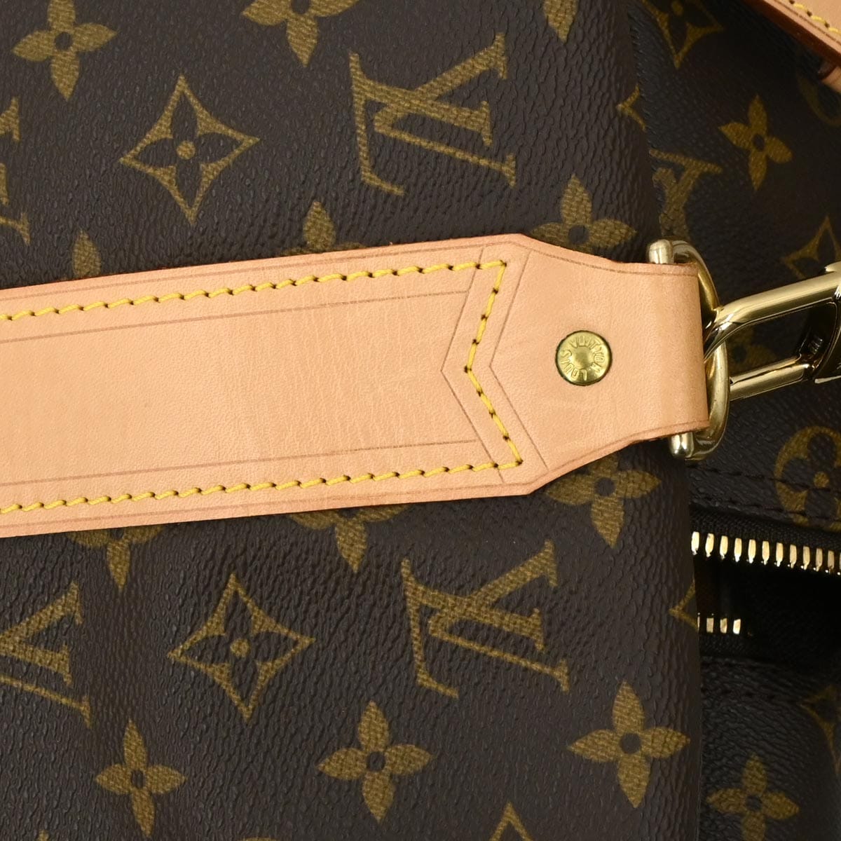 Louis Vuitton Monogram Sac Polochon 2way Shoulder Duffle Bag M41222
