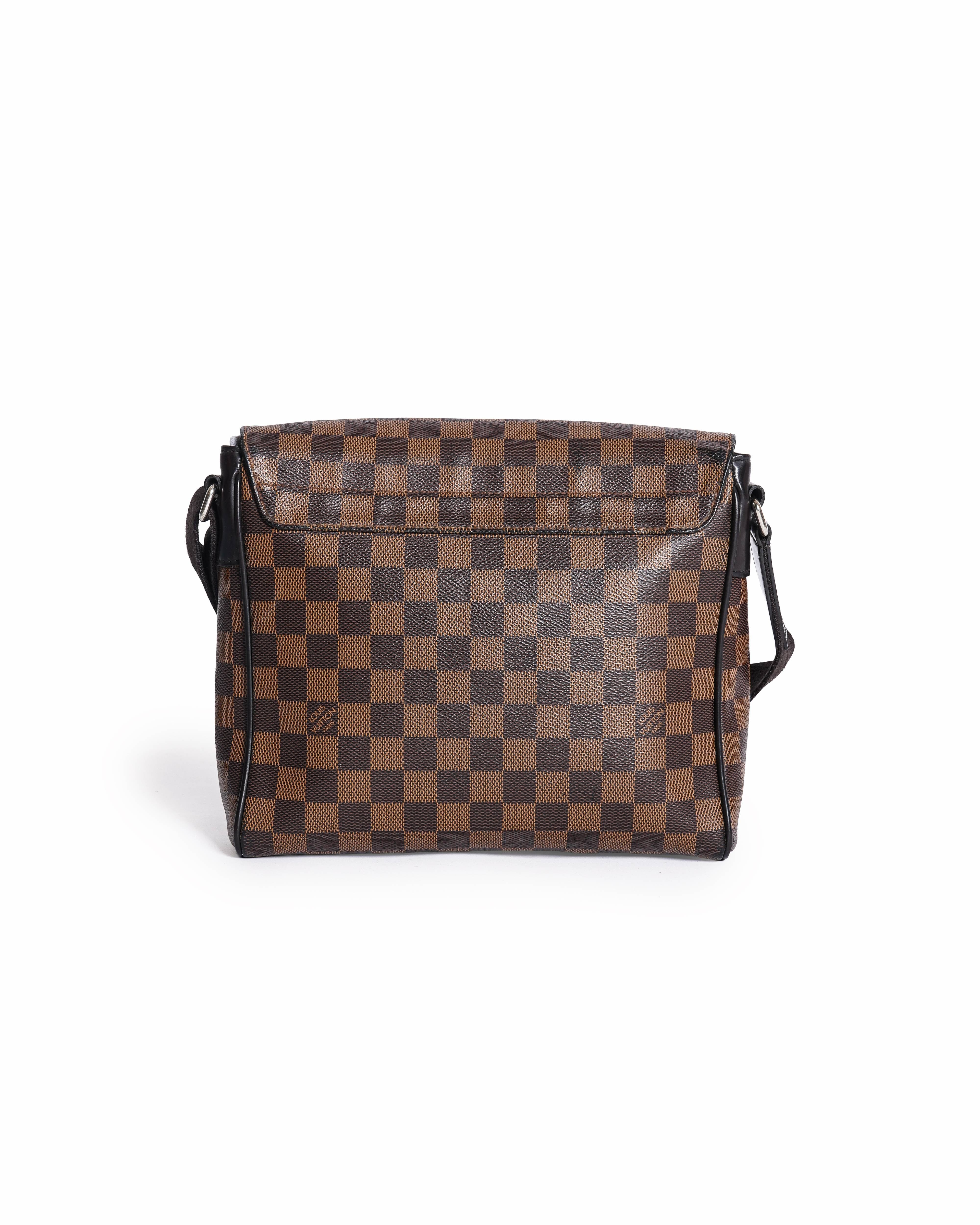 Louis Vuitton Damier Ebene Canvas District PM Messenger Bag