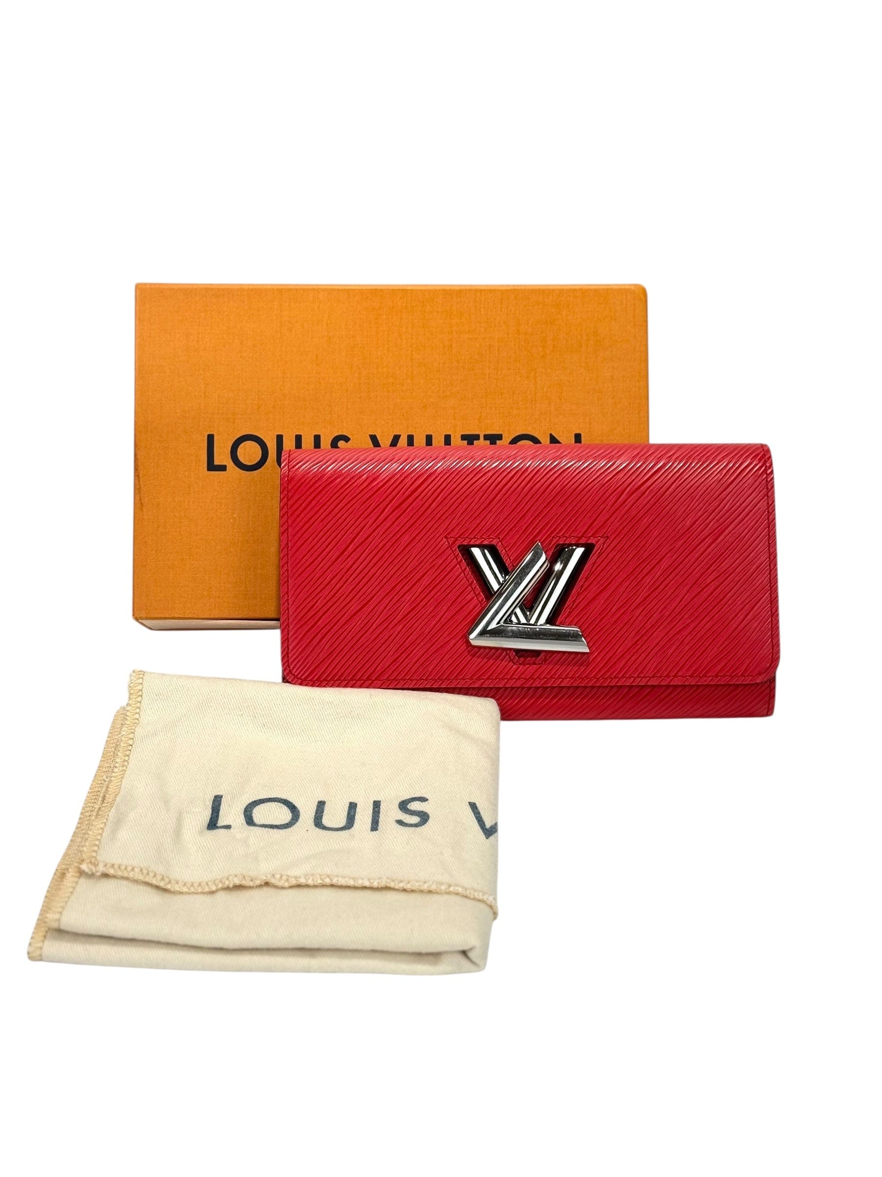 Louis Vuitton Twist Long Wallet Red Epi