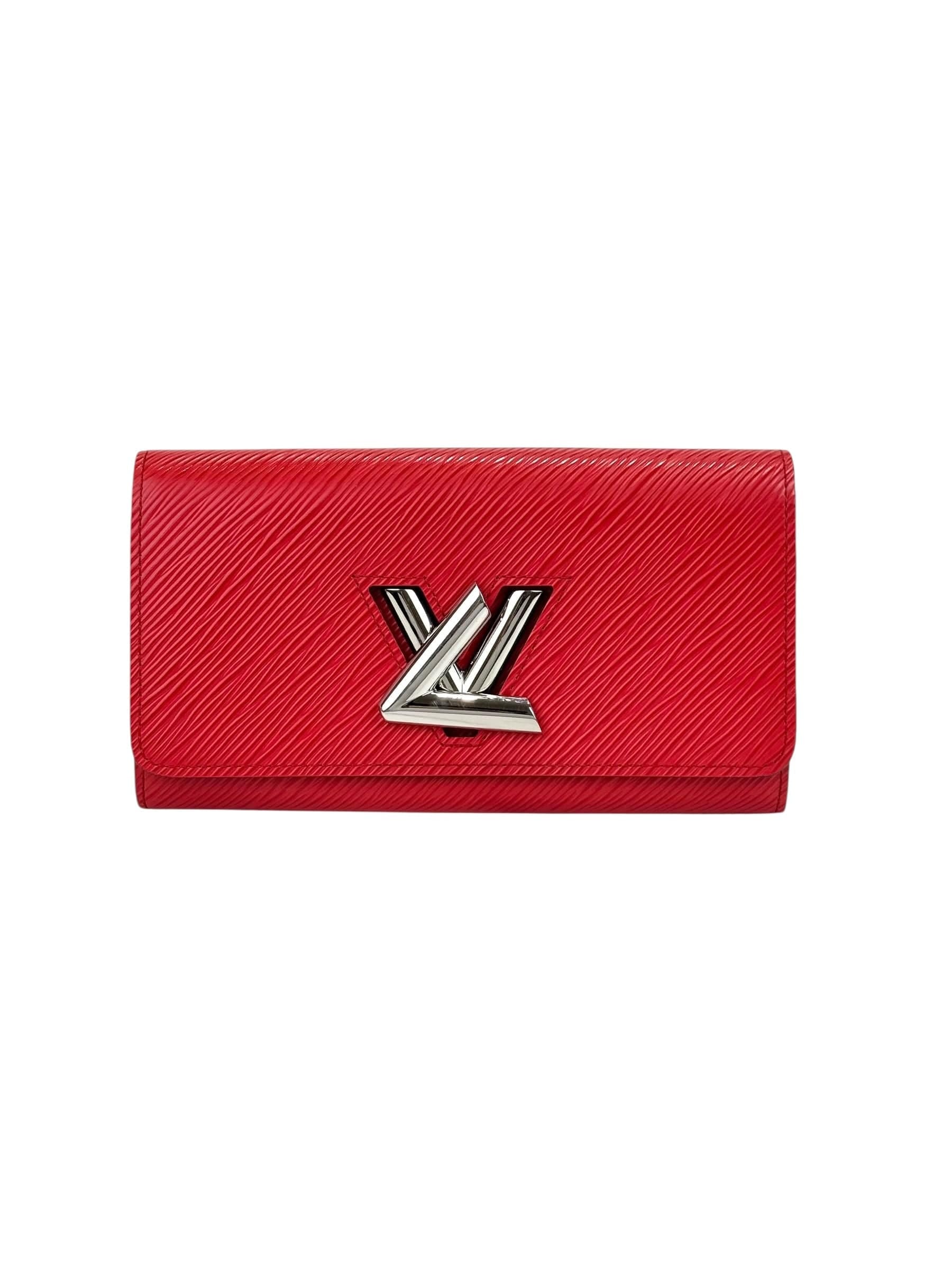 Louis Vuitton Twist Long Wallet Red Epi